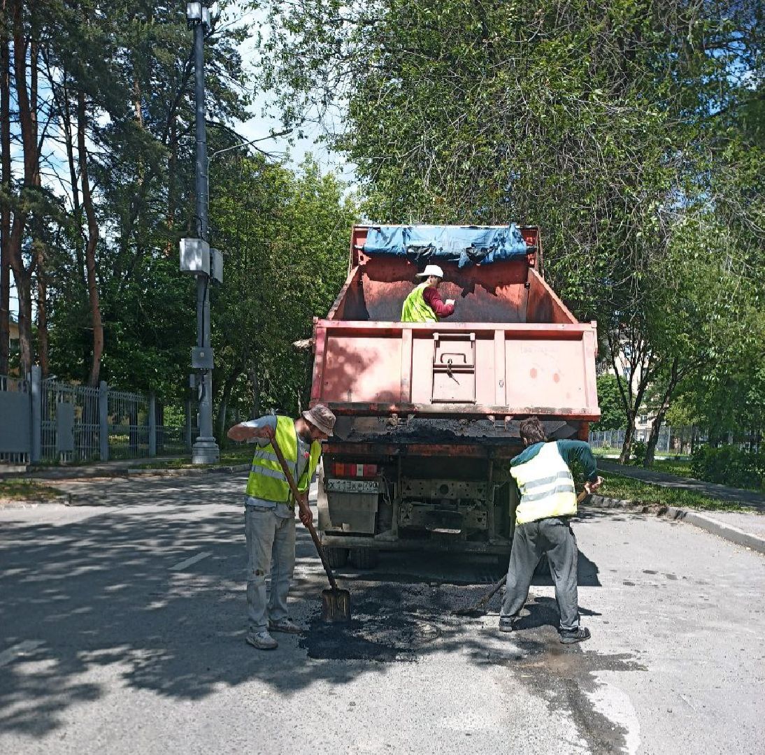 Подольск, ямочный ремонт, дороги, коммунальщики
