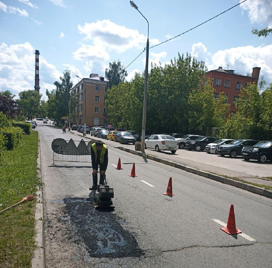 Подольск, ямочный ремонт, дороги, коммунальщики