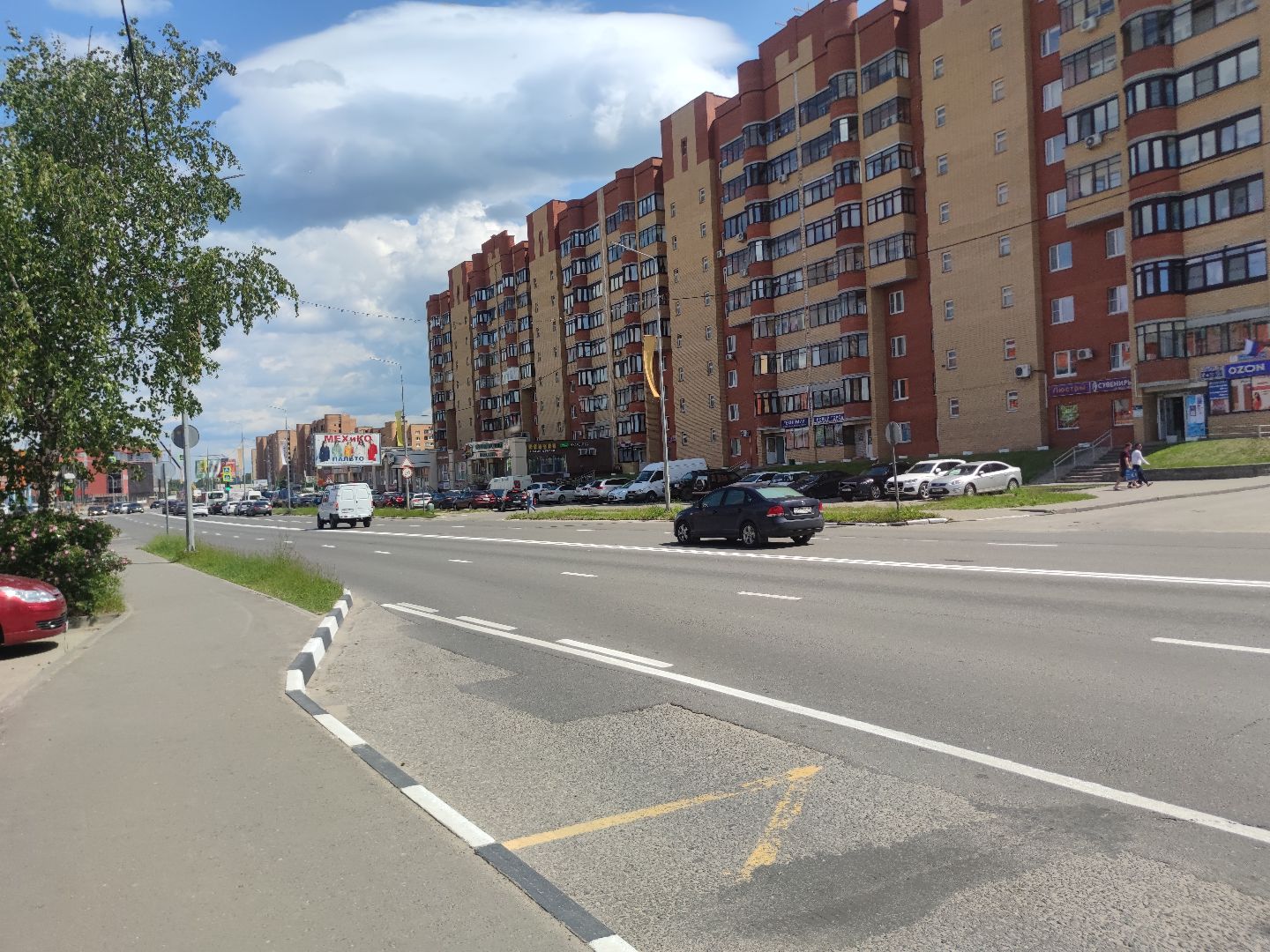 Обновление разметки, дороги, Дубна