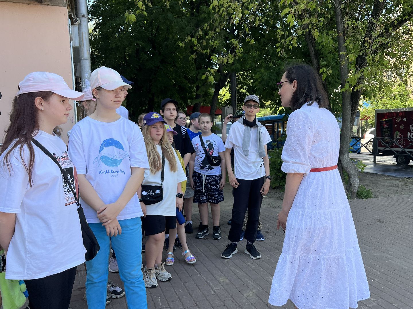 Химки, улица Московская, экскурсия, дети