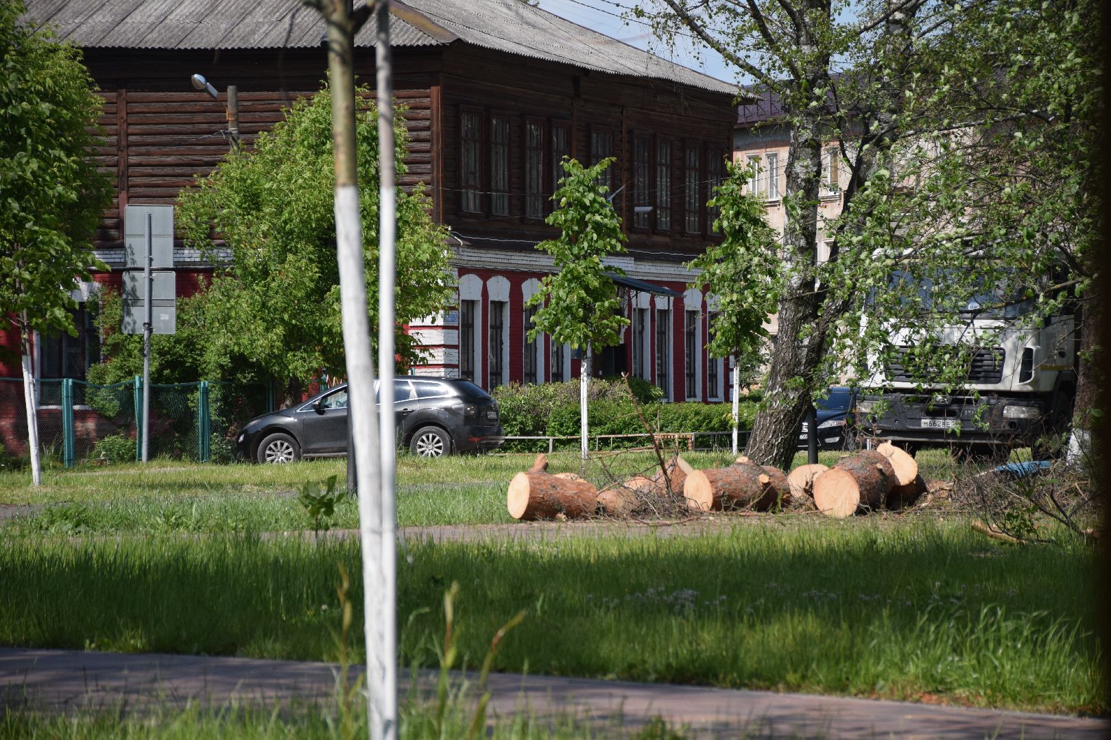 Павловский Посад, городской округ Павловский Посад, благоустройство, сквер, уборка