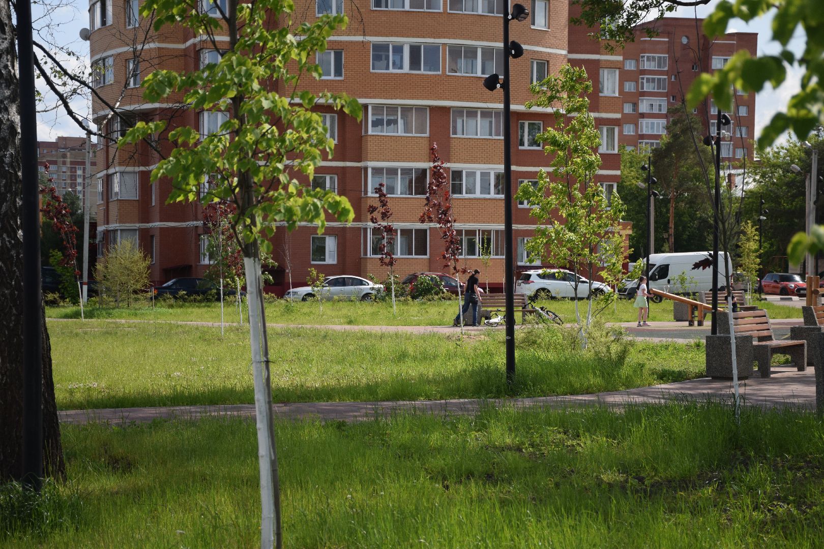 Павловский Посад, городской округ Павловский Посад, благоустройство, сквер, уборка
