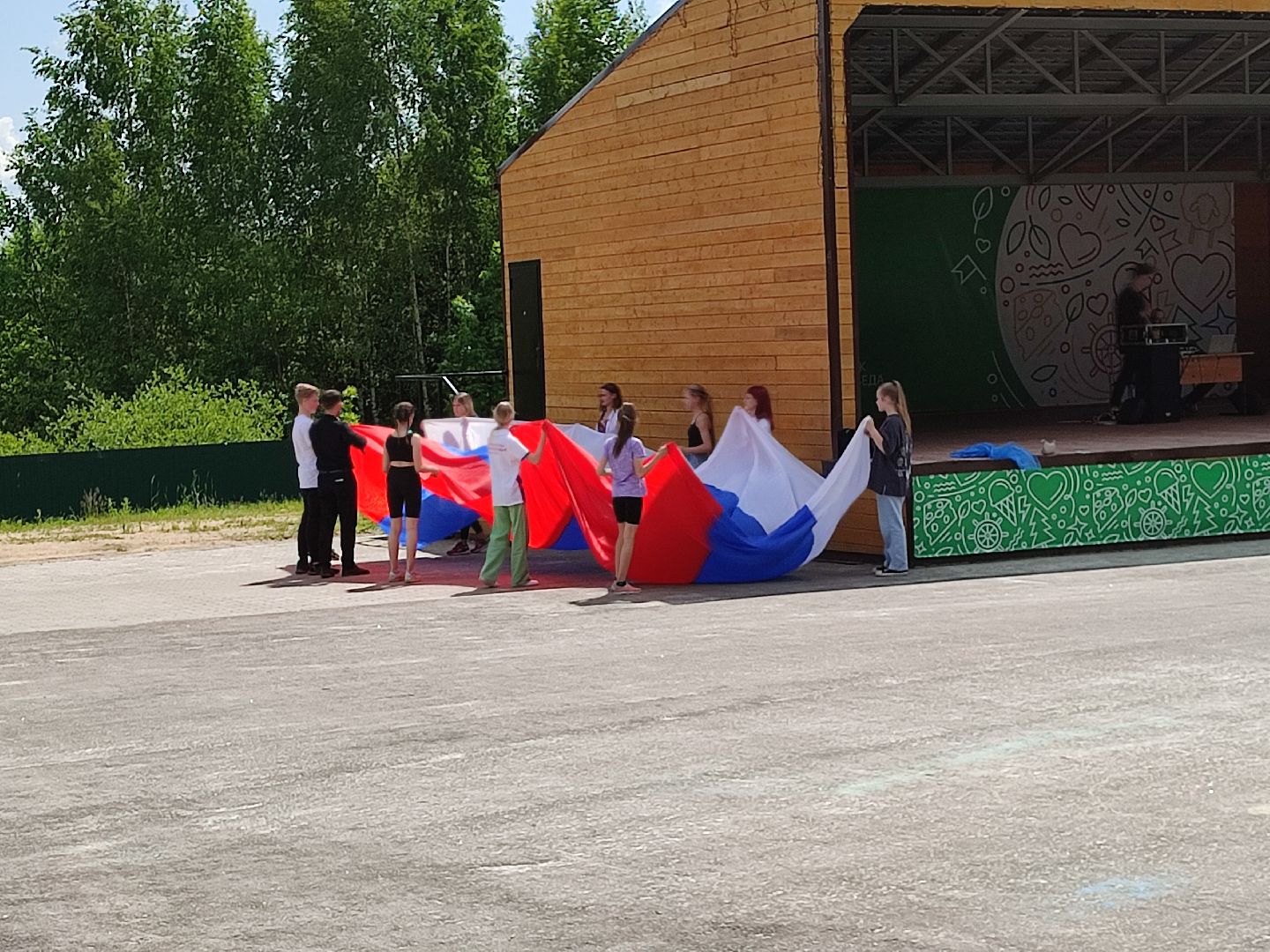 #деньроссии, #подготовка, #праздник, #талдом, #паркпобеды