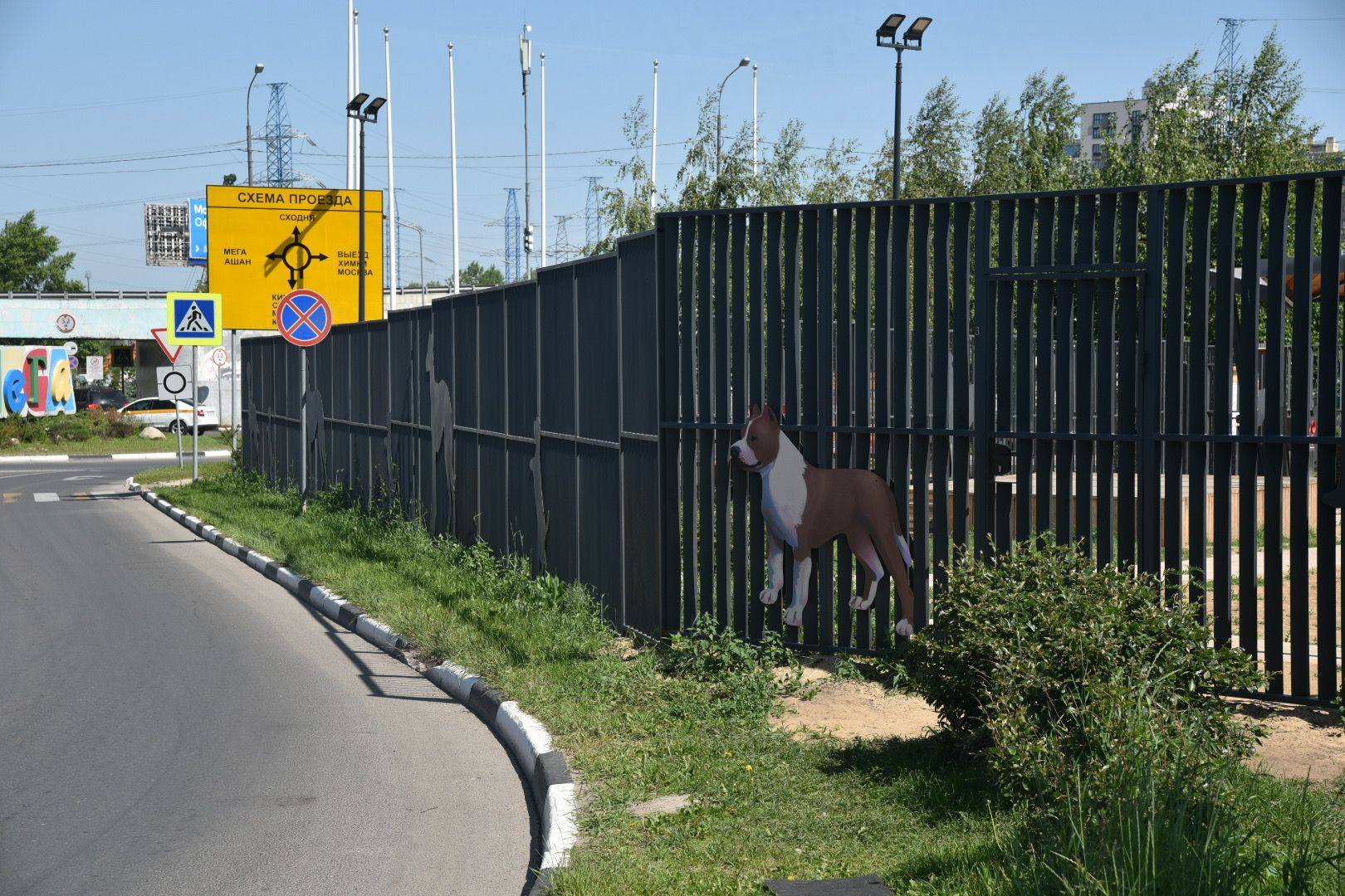 Химки, граффити, собаки