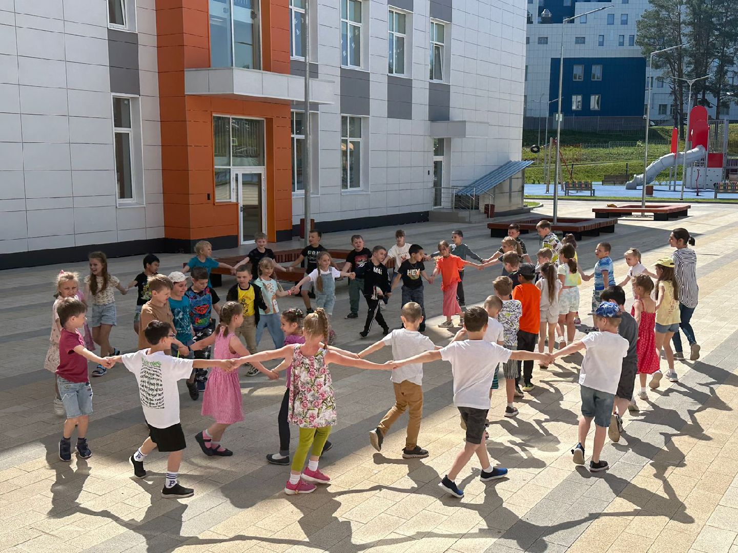 День России, Наро-Фоминск, школьный лагерь