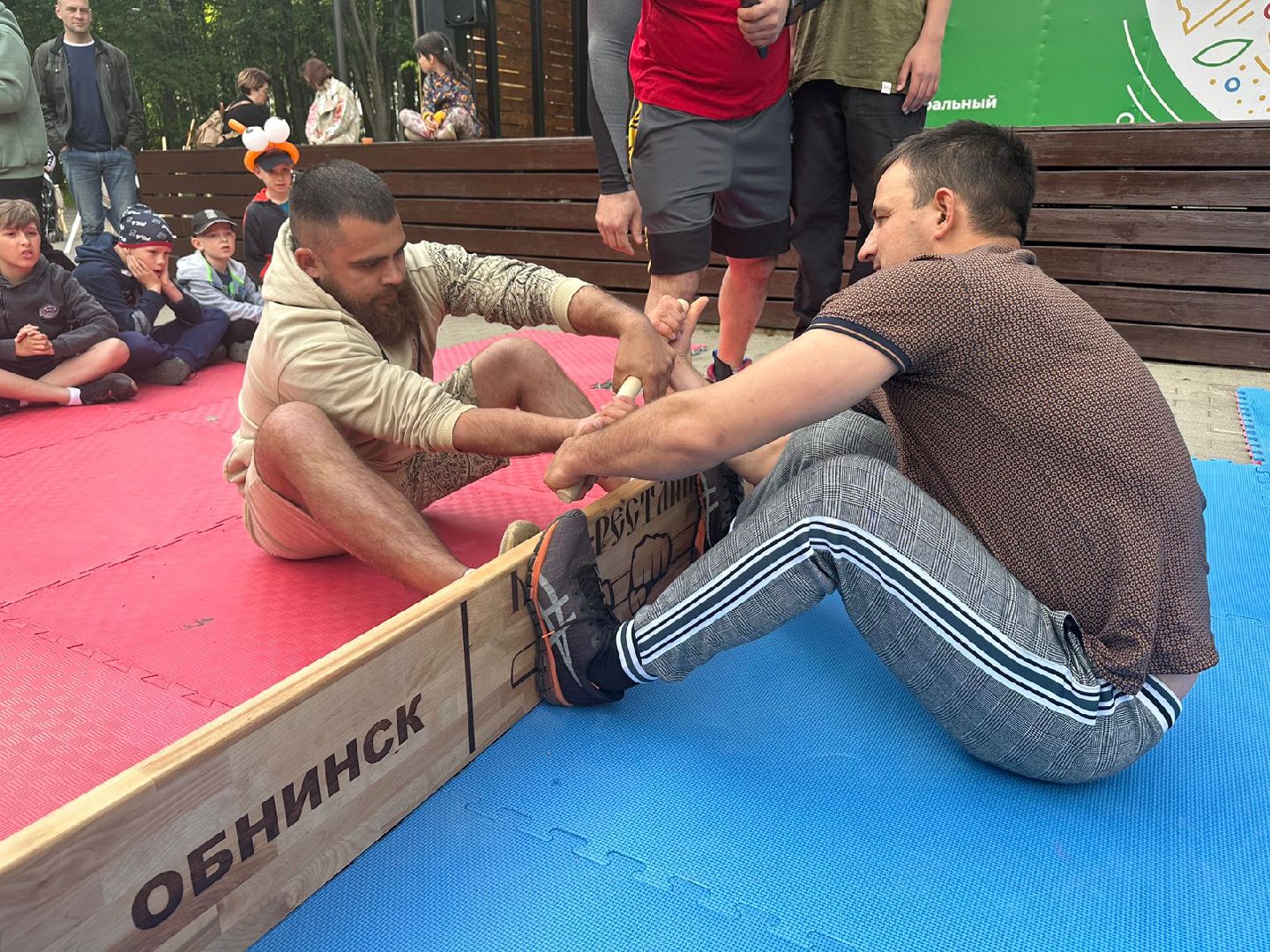 Мас-рестлинг, Наро-Фоминск, монтессори-пикник, соревнования