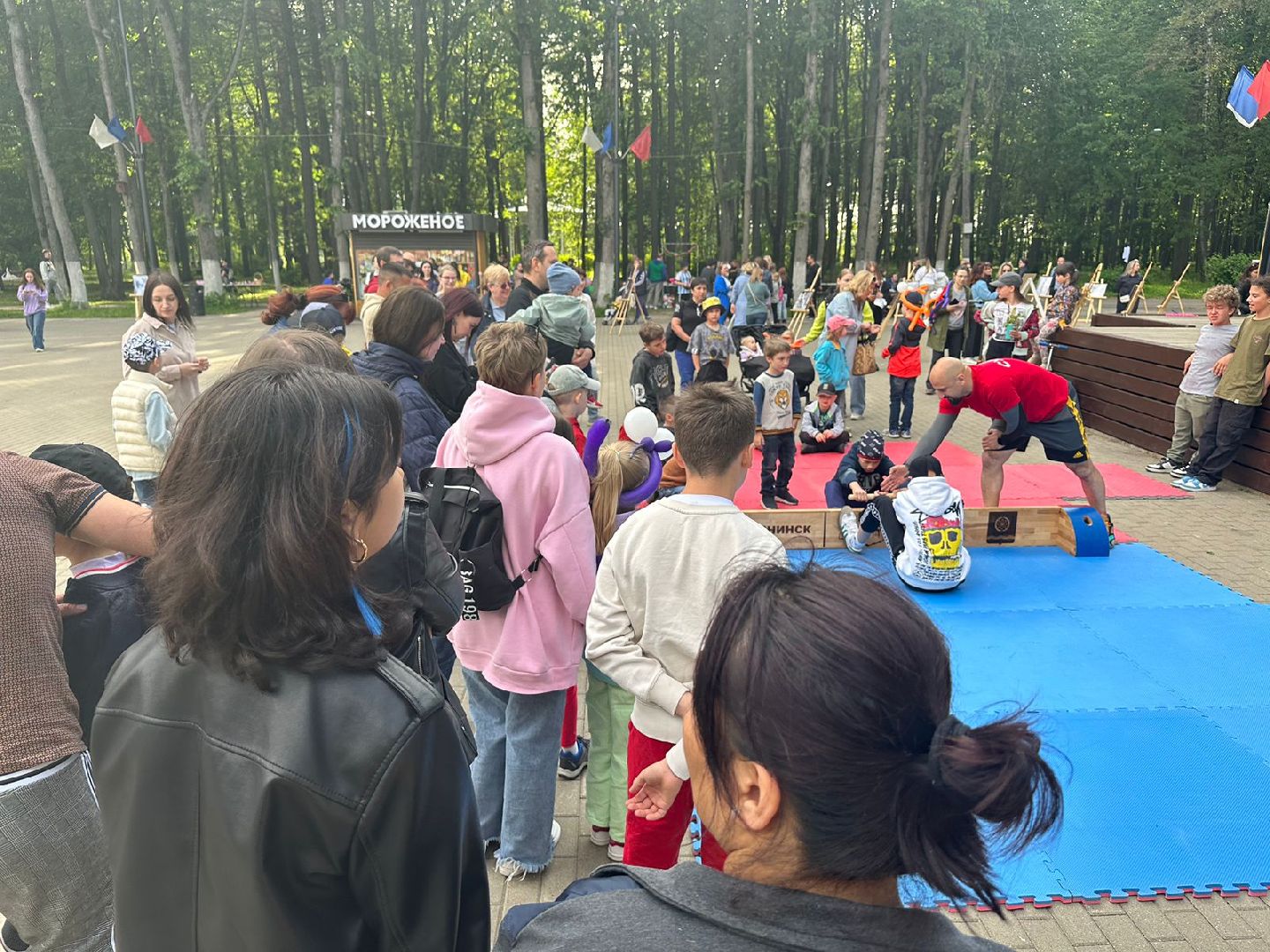 Мас-рестлинг, Наро-Фоминск, монтессори-пикник, соревнования