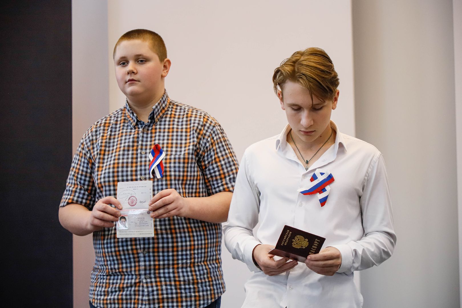 вручение паспортов, Домодедово