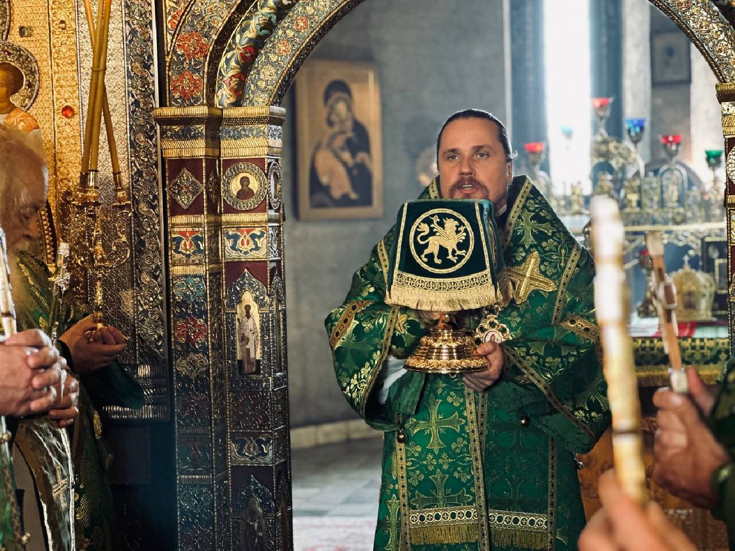 Можайск, Можайский городской округ, Подмосковье, религия, Божественная литургия, крестный ход, день памяти, Ферапонт Белозёроский
