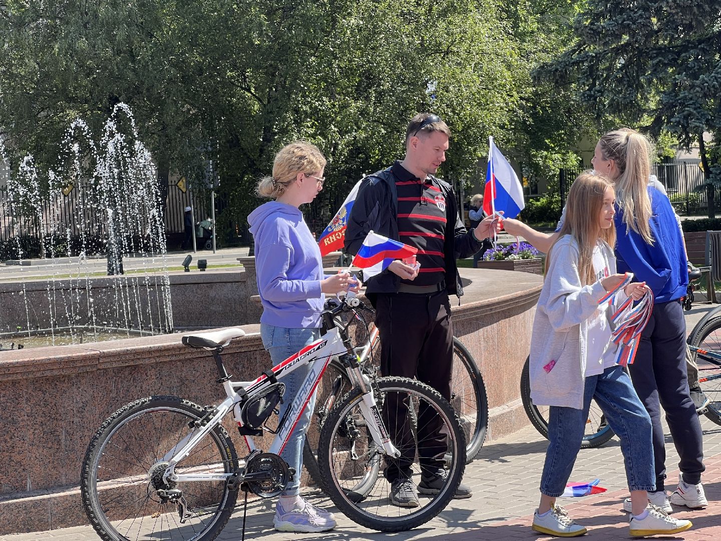 Химки, спорт, велопробег, День России