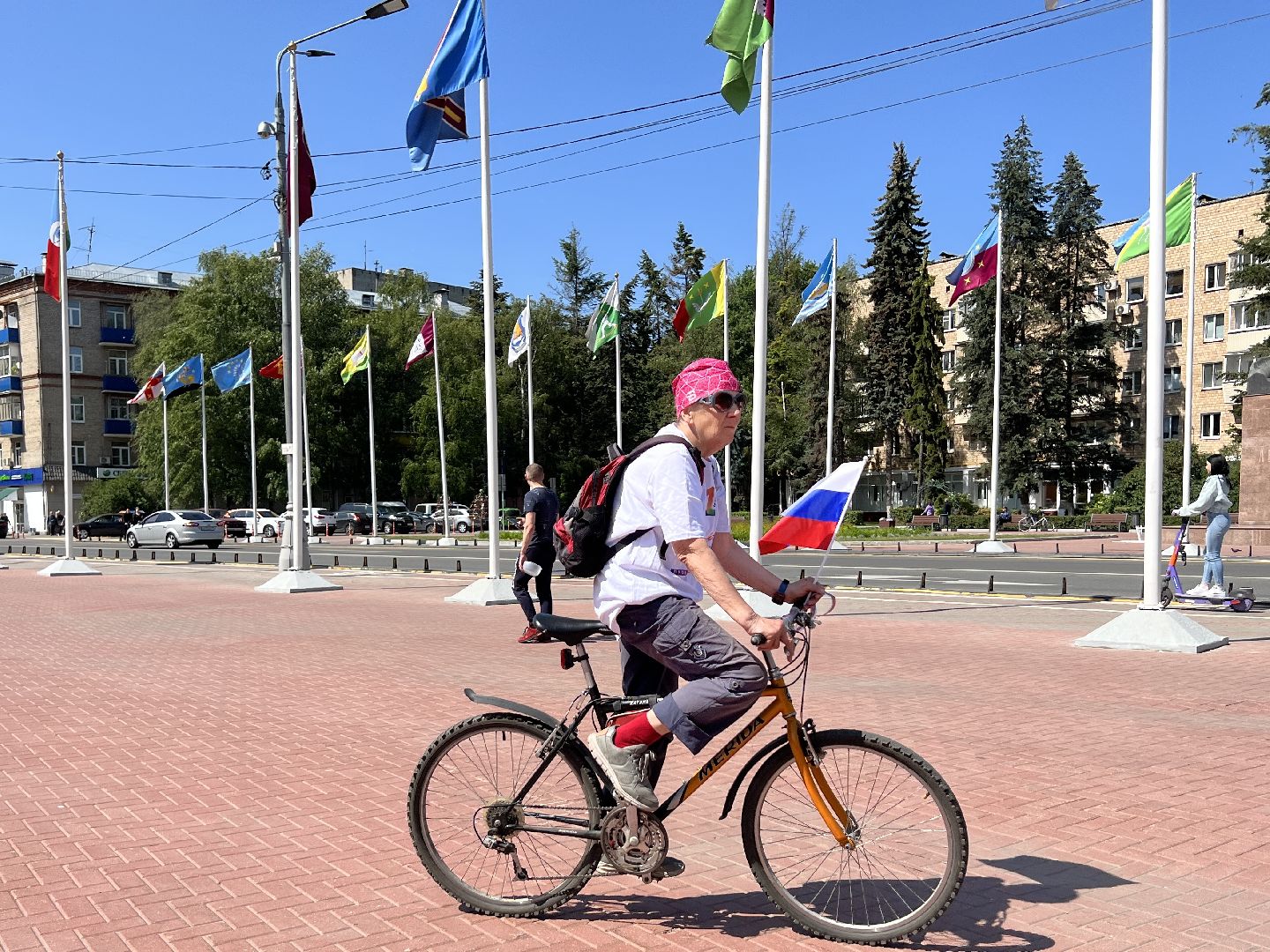 Химки, спорт, велопробег, День России