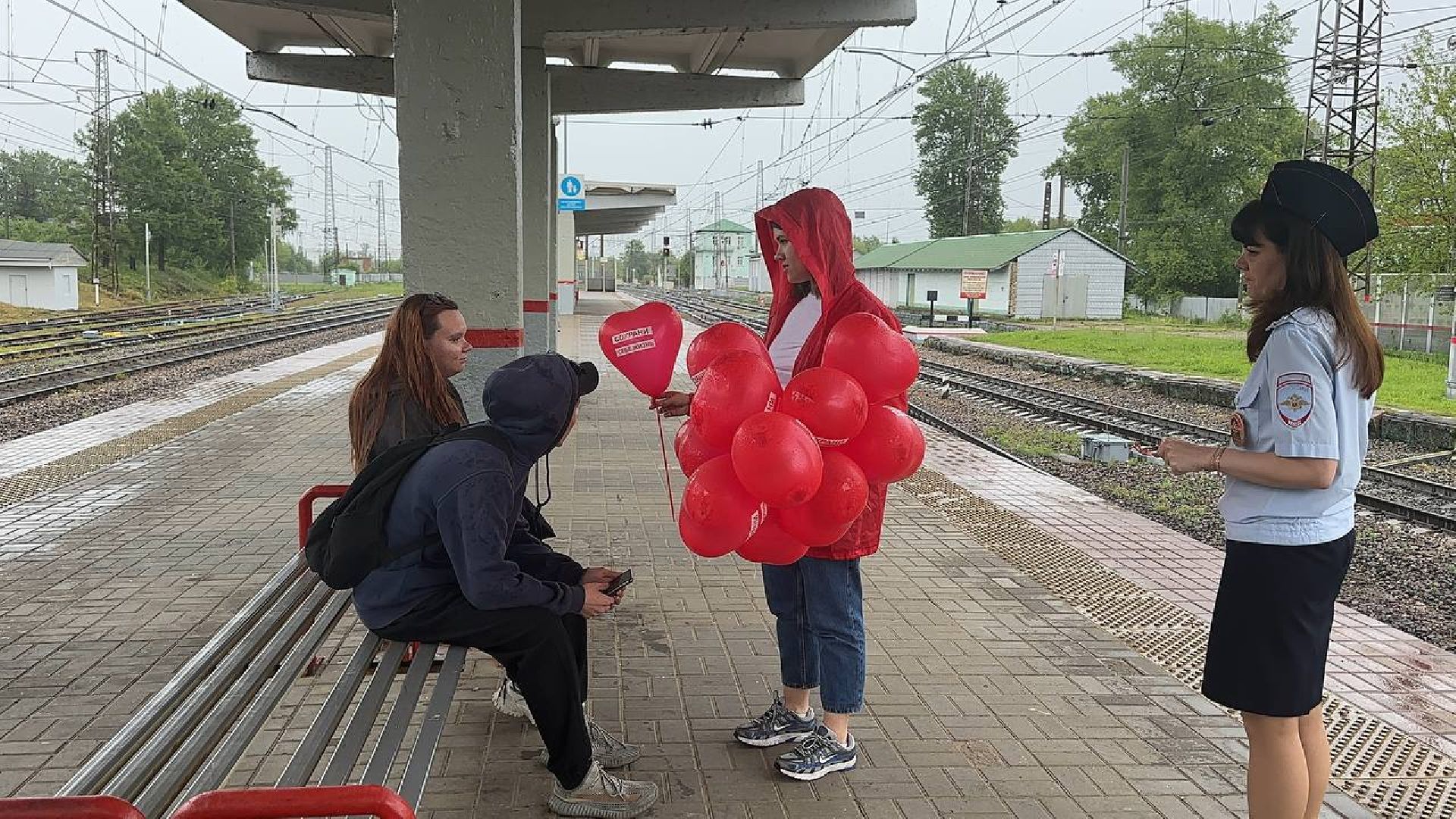 Можайск, Можайский городской округ, Подмосковье, акция, Сохрани себе жизнь, люди, железодорожные пути, безопасность