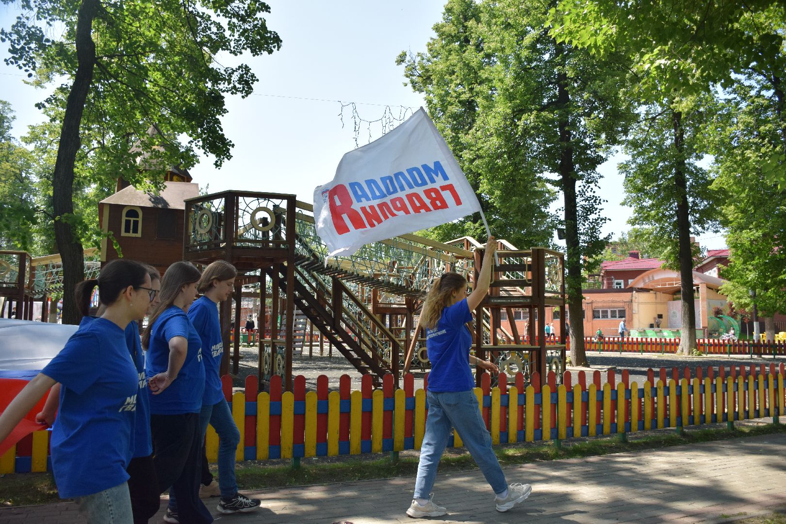 Павловский Посад, городской округ Павловский Посад, флаг, День России, праздник