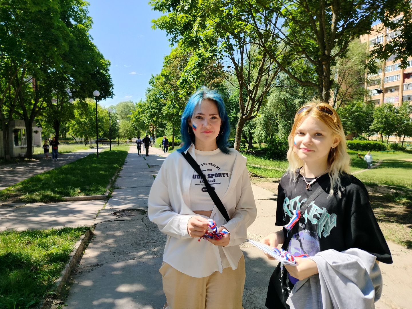 День России, волонтеры, праздник, триколор, Протвино