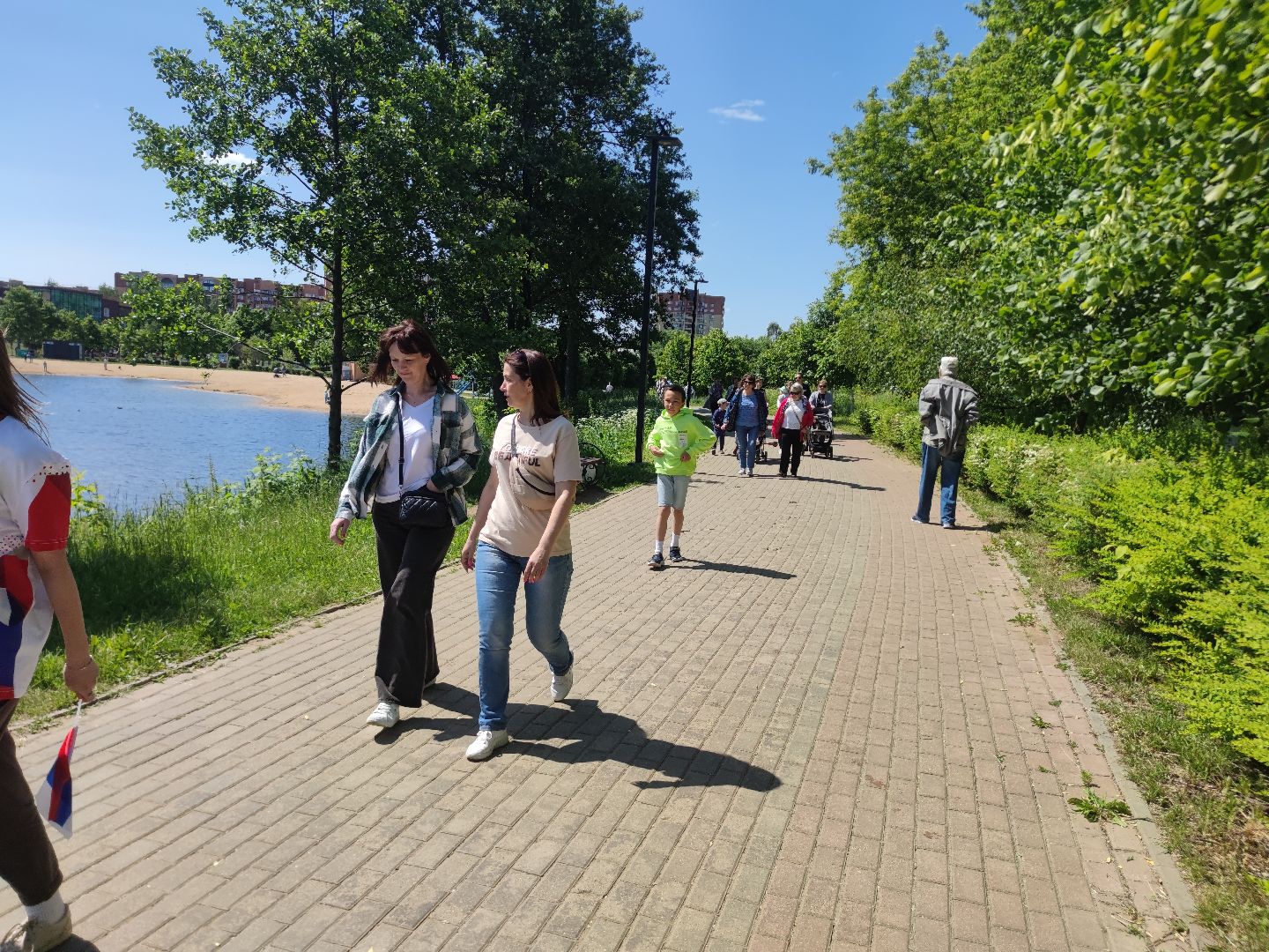 Триколорный забег, День России, праздник, Дубна