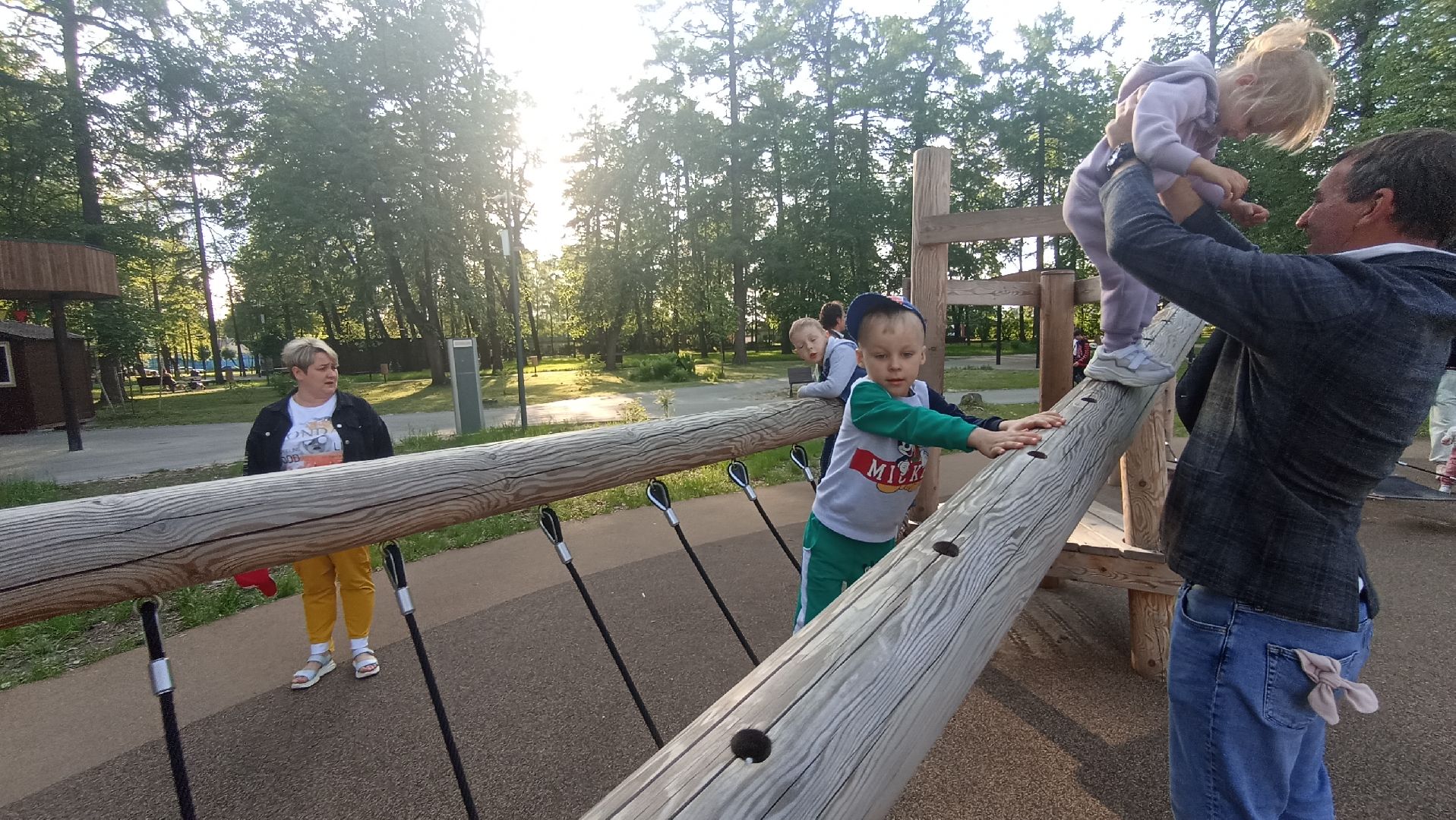 Серпухов, Подмосковье, парк, дети, полоса препятствий