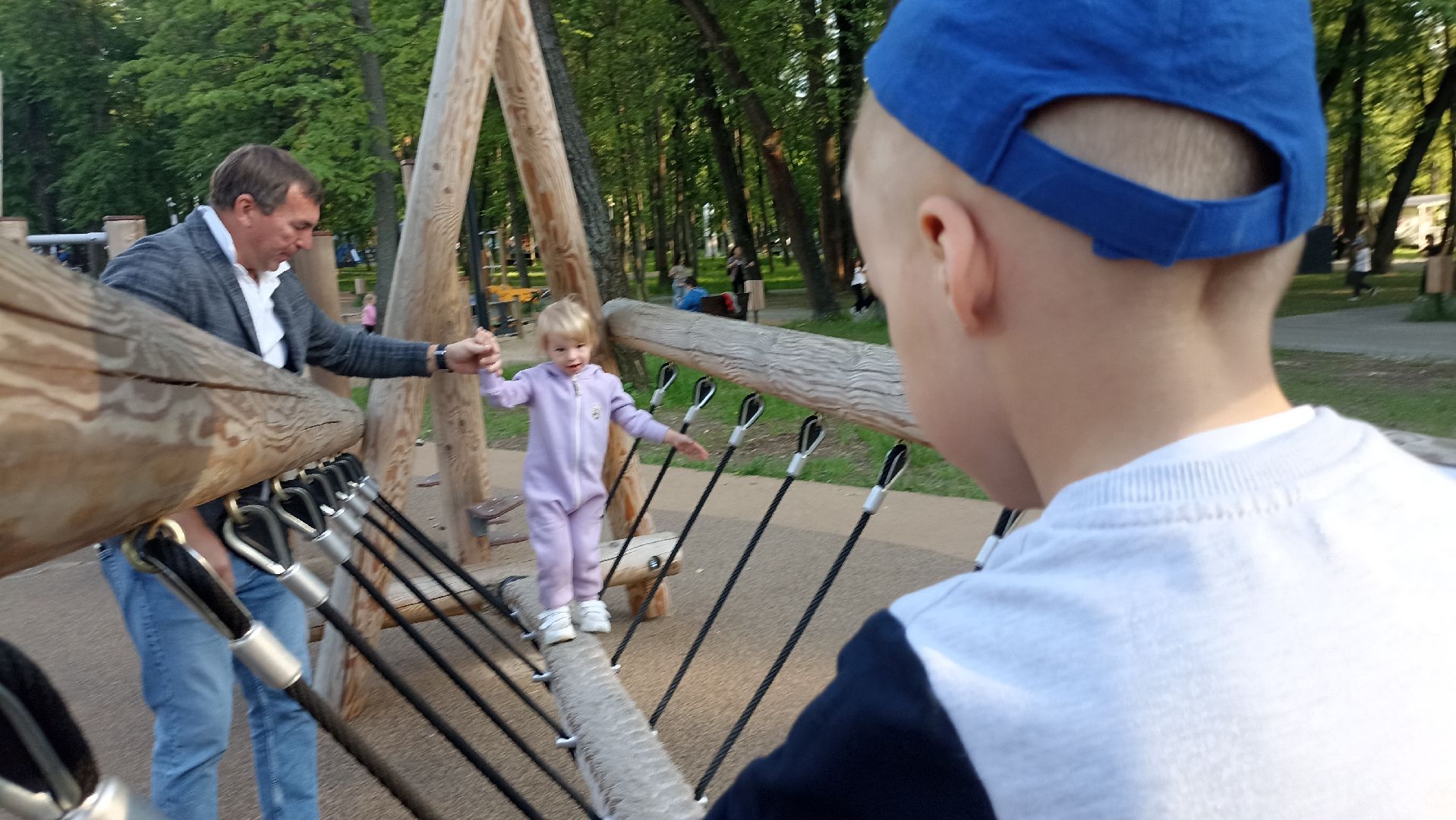 Серпухов, Подмосковье, парк, дети, полоса препятствий