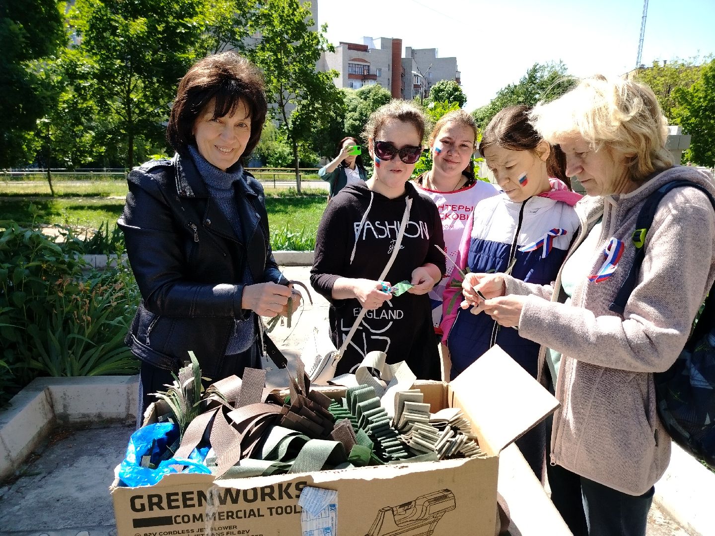 День России, Протвино, маскировочные сети, мастер-класс, патриотический праздник