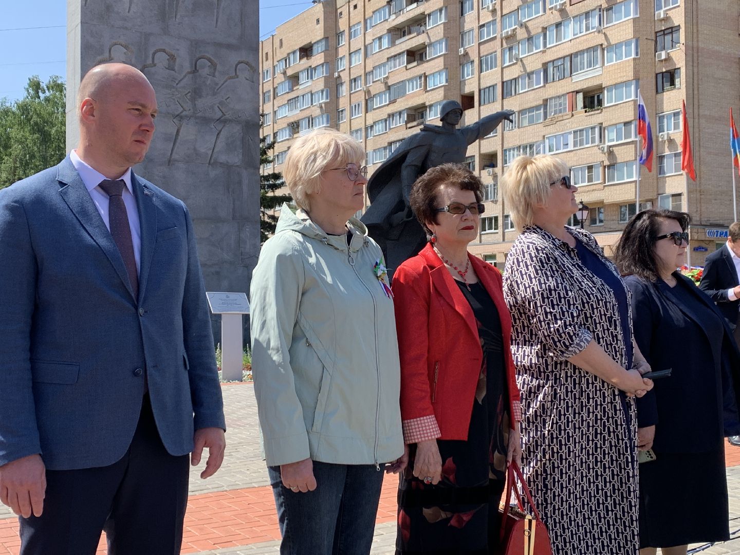 Балашиха, Подмосковье, акции, День России, флаг, триколор