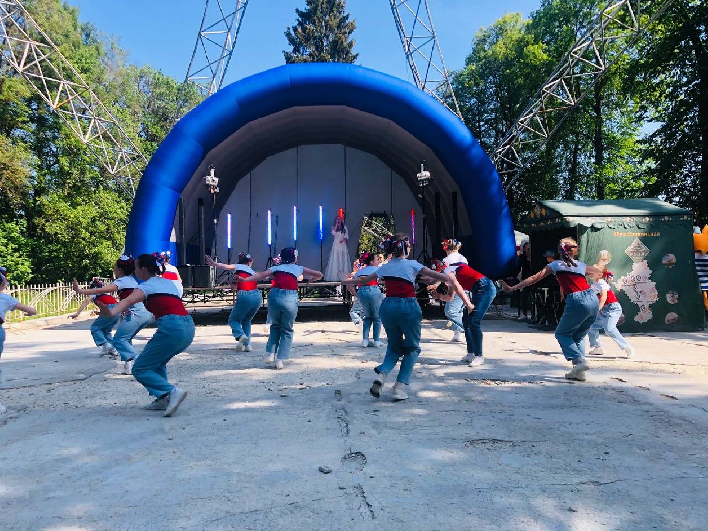 Руза, День России, праздник, дети, танцы, конкурсы, патриотизм, Родина