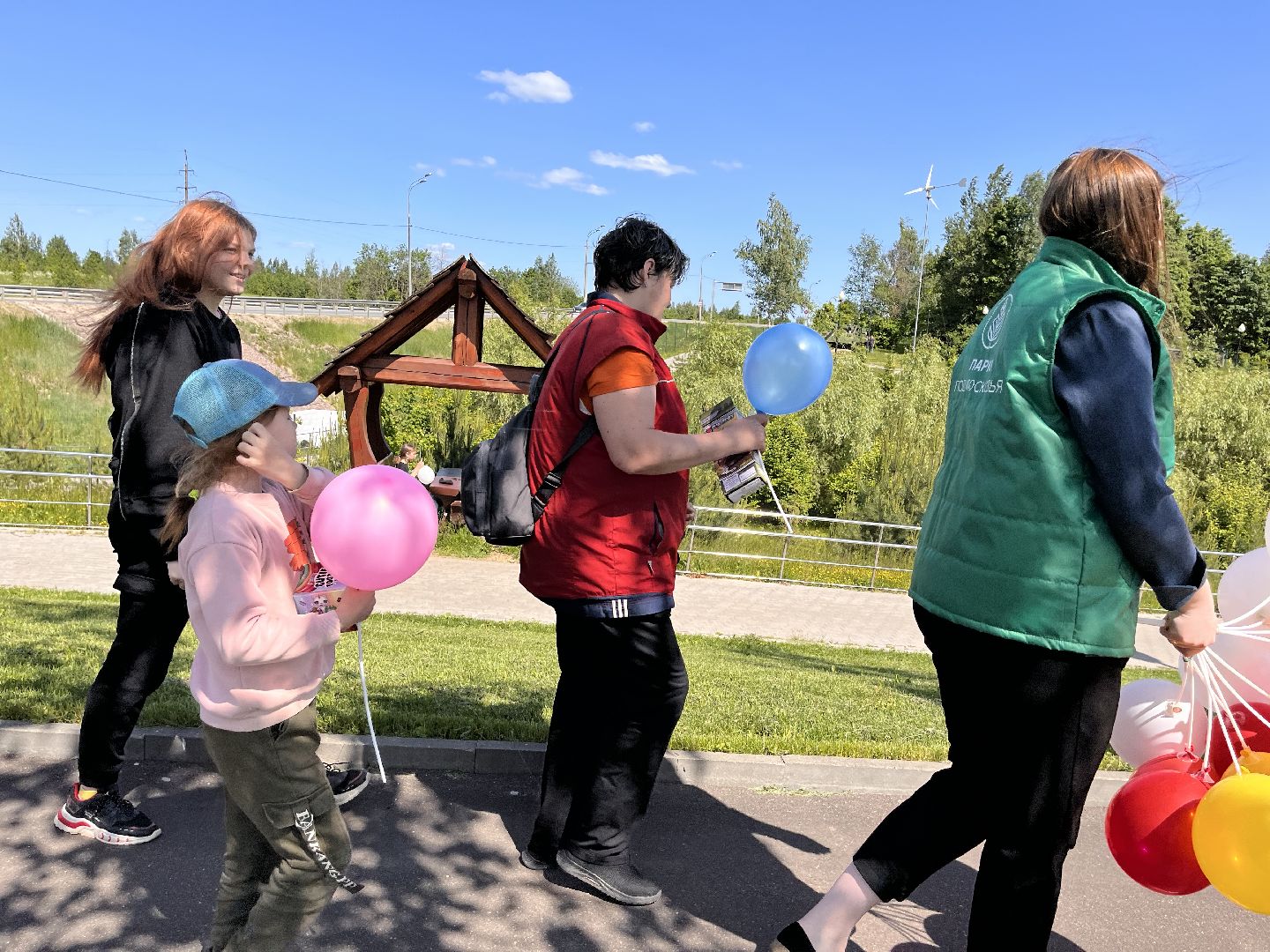 Шаховская, День России, акция, воздушные шары