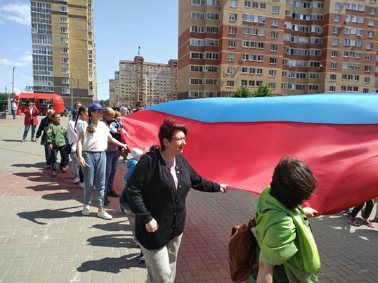 праздник, День России, дети, акция, Лосино-Петровский