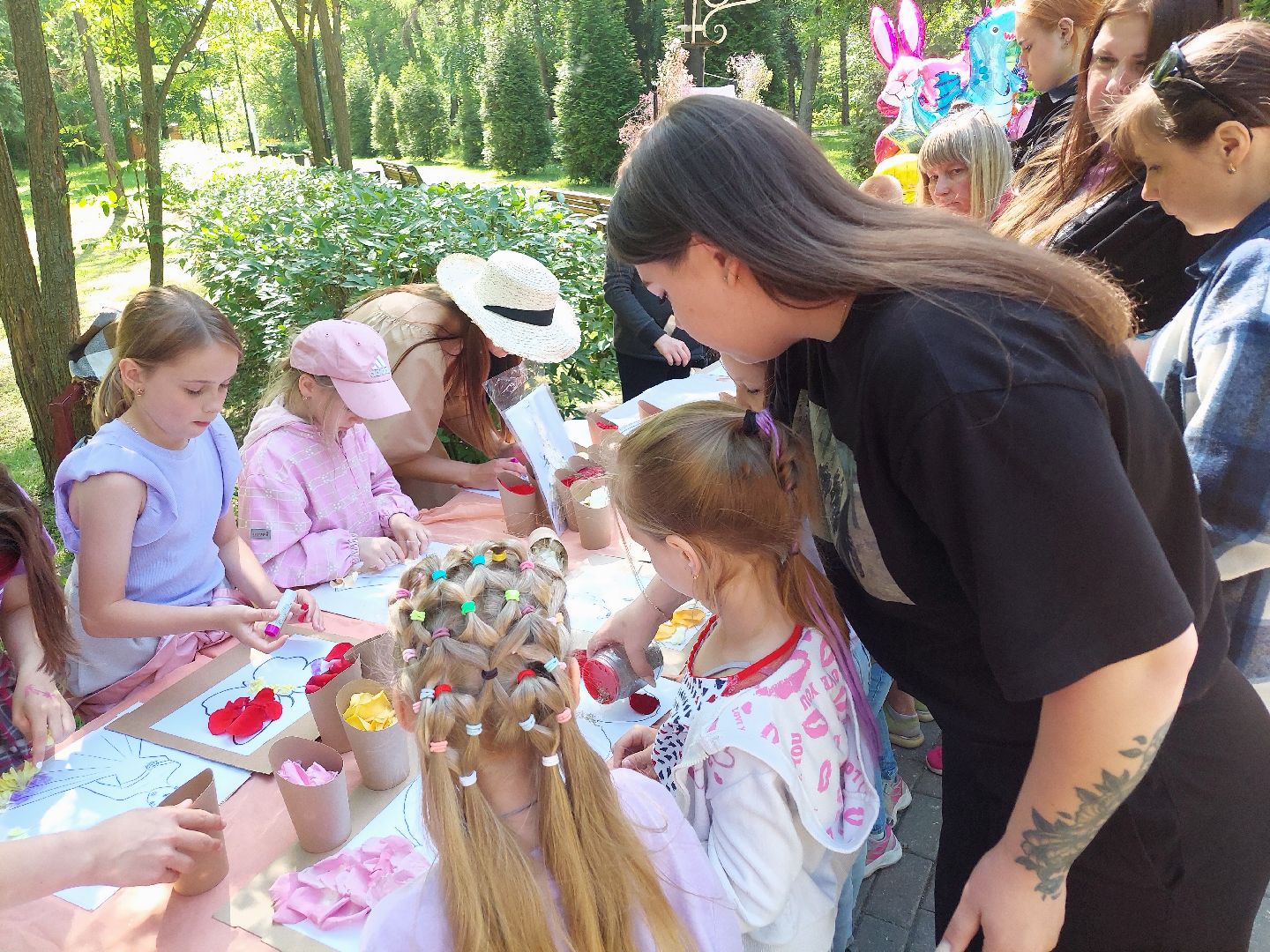 День России, парк Москворецкий, мастер-класс