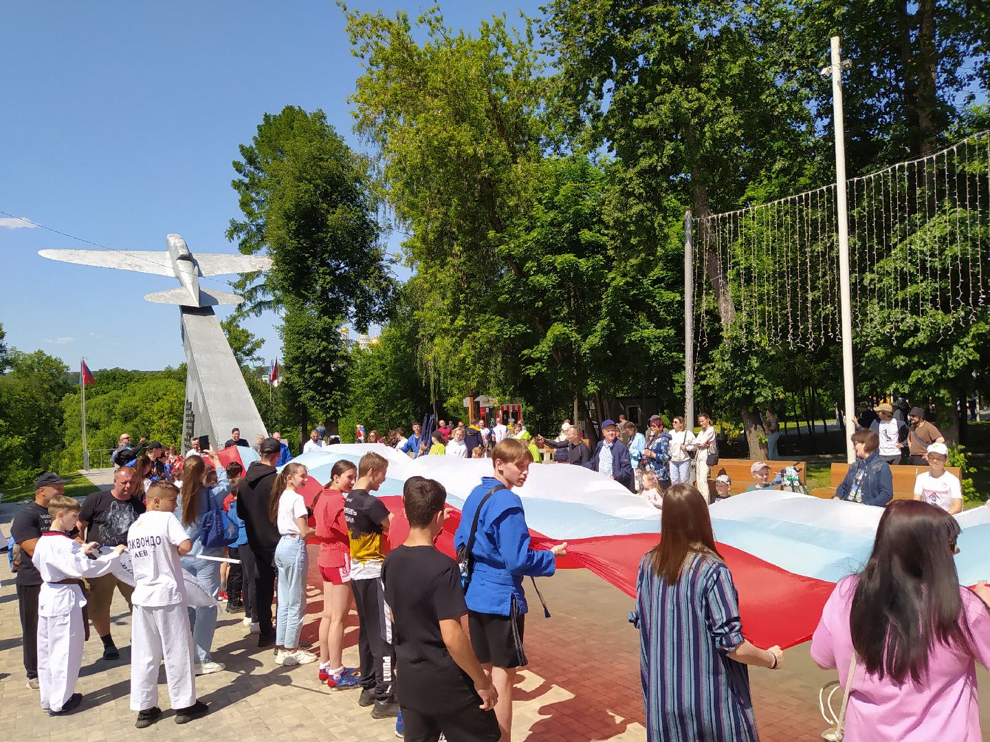 Истра, день России, триколор, флаг