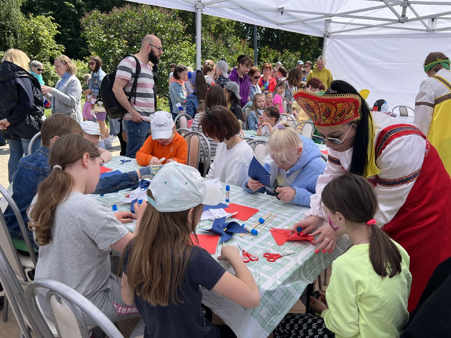 Химки, День России, дети, сквер им. Марии Рубцовой