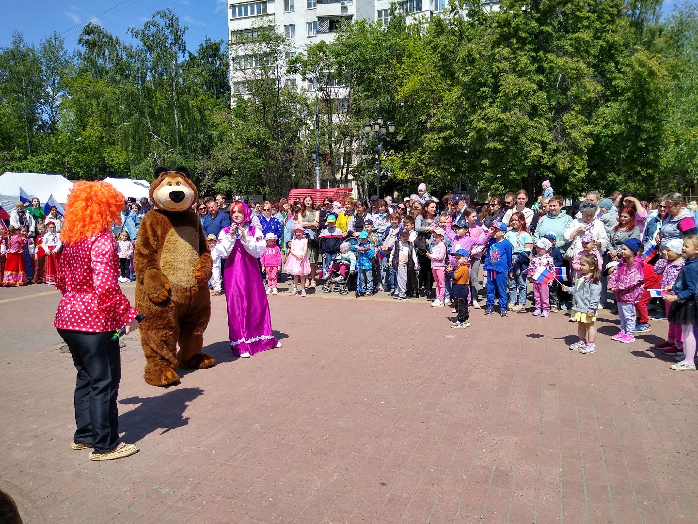 Раменское, культура, детская анимационная программа в День России