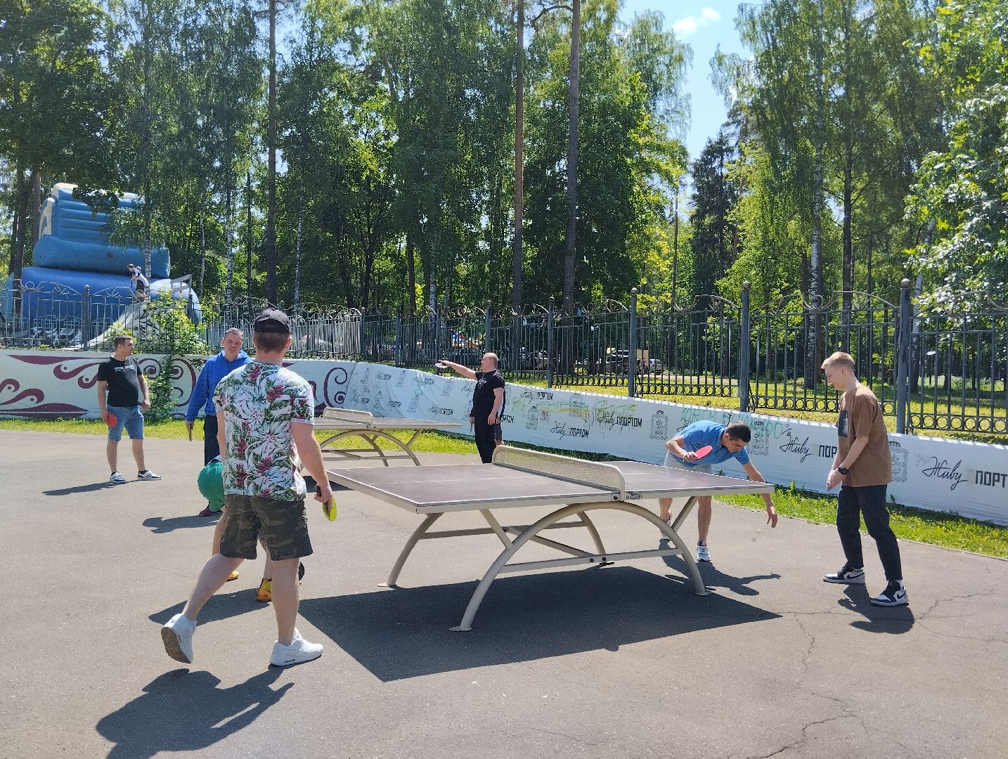 Настольный теннис, турнир, Центральный парк, Ногинск, Богородский городской округ