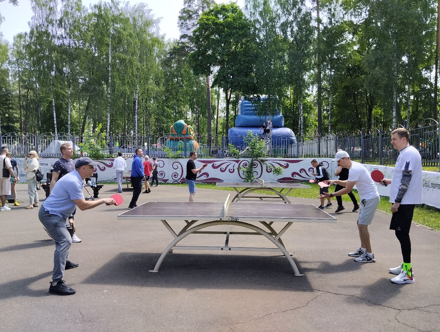 Настольный теннис, турнир, Центральный парк, Ногинск, Богородский городской округ