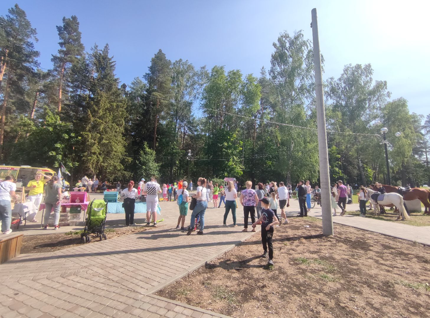 День России, праздник, дети, набережная, Дубна