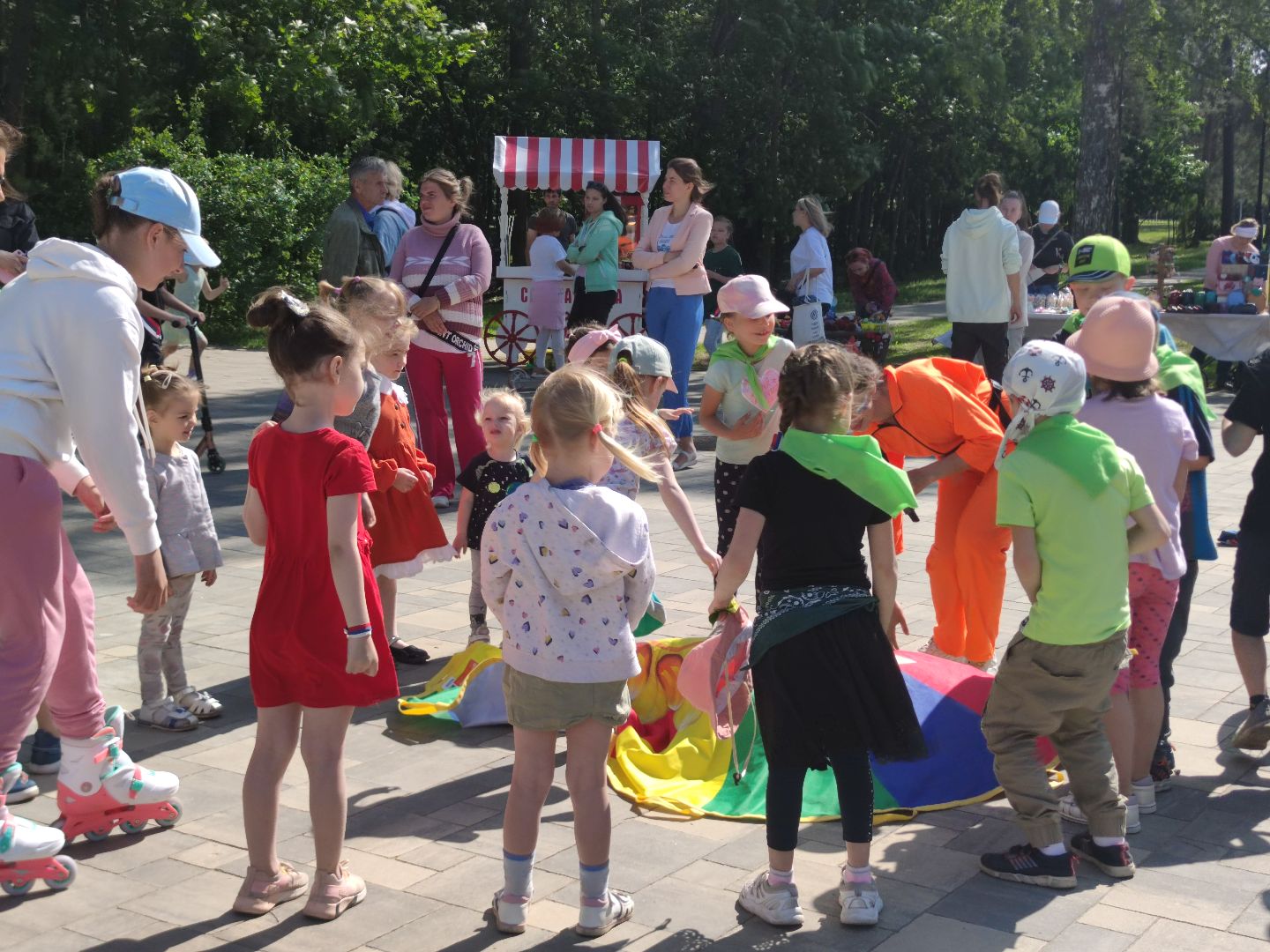 День России, праздник, дети, набережная, Дубна