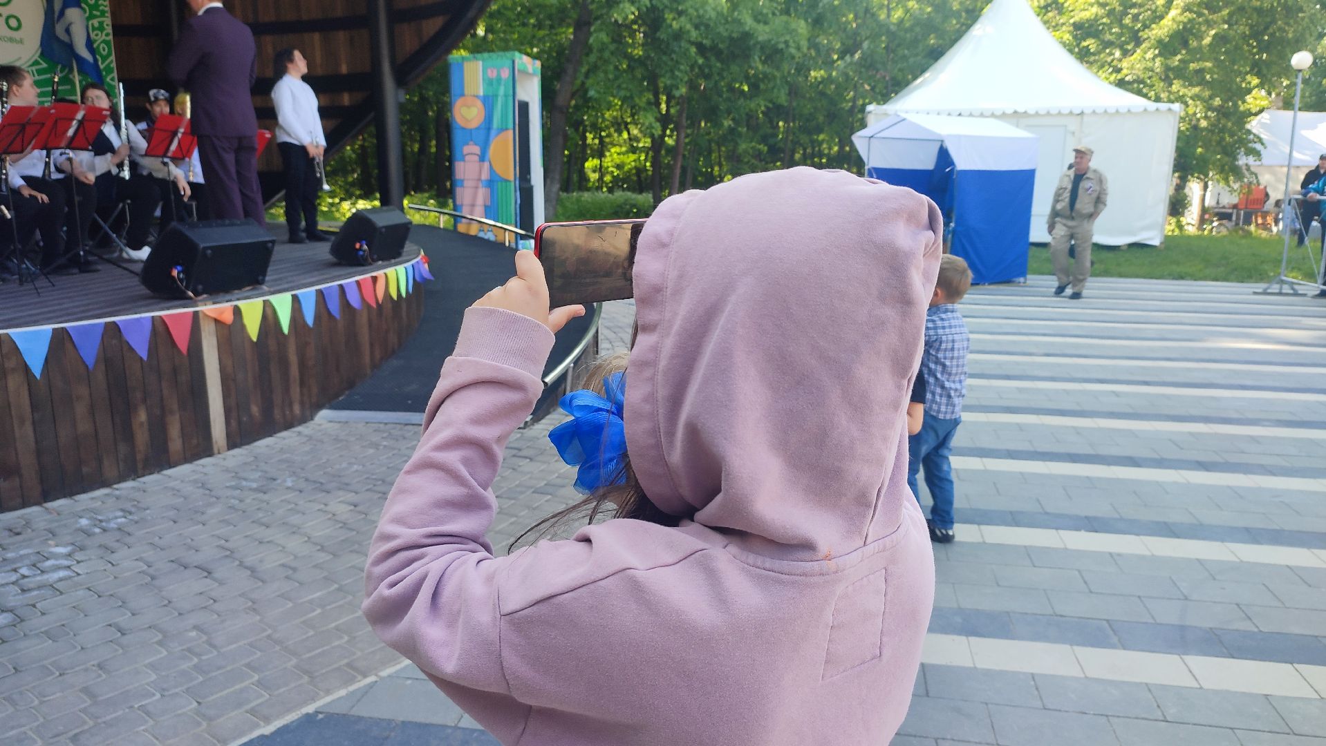 Кашира, День России, концерт, духовой оркестр, Сибемольки