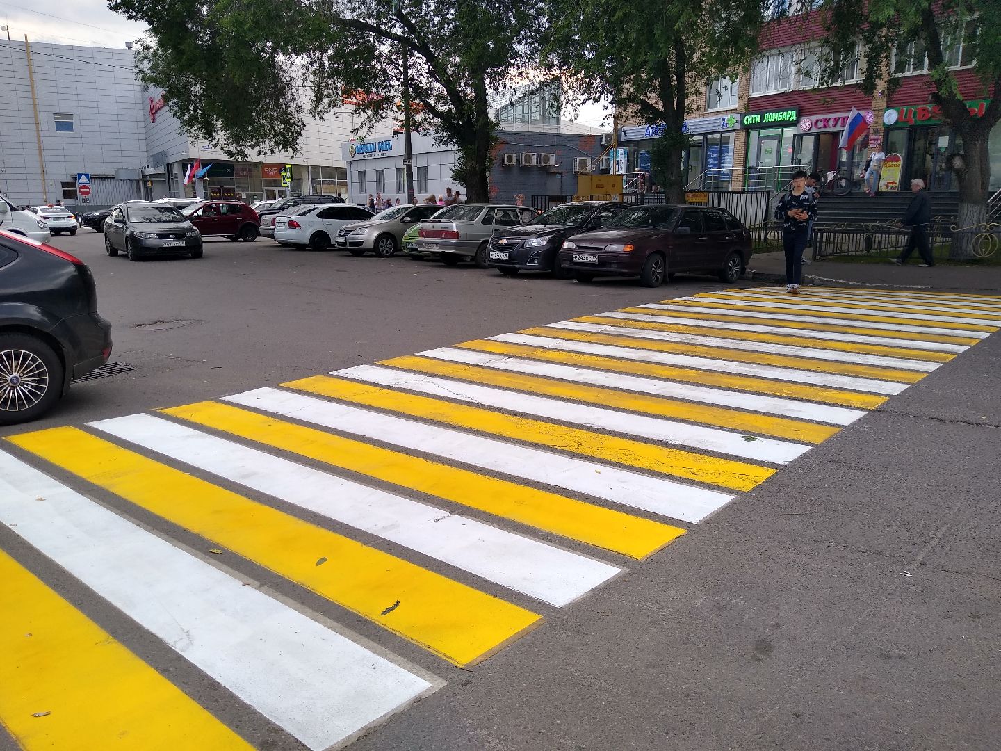 Раменское, дороги, разметка