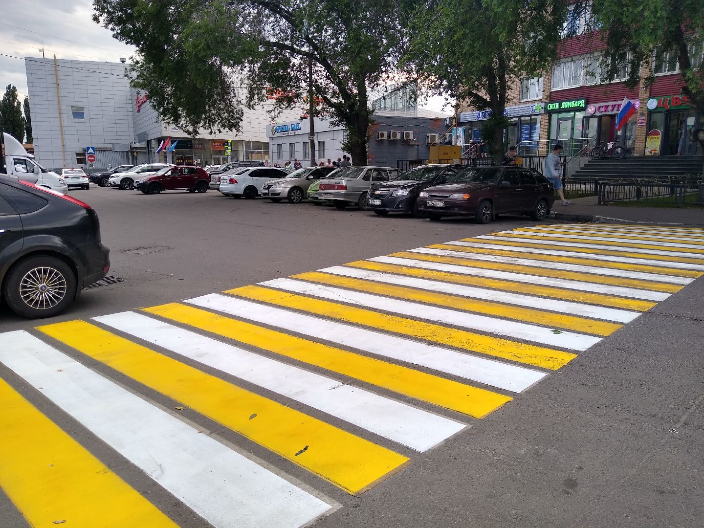 Раменское, дороги, разметка