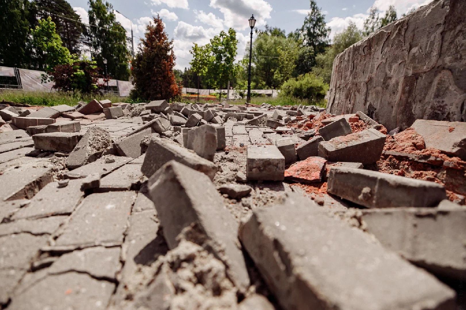 благоустройство, сквер, фонтан, Ликино-Дулево, Орехово-Зуево