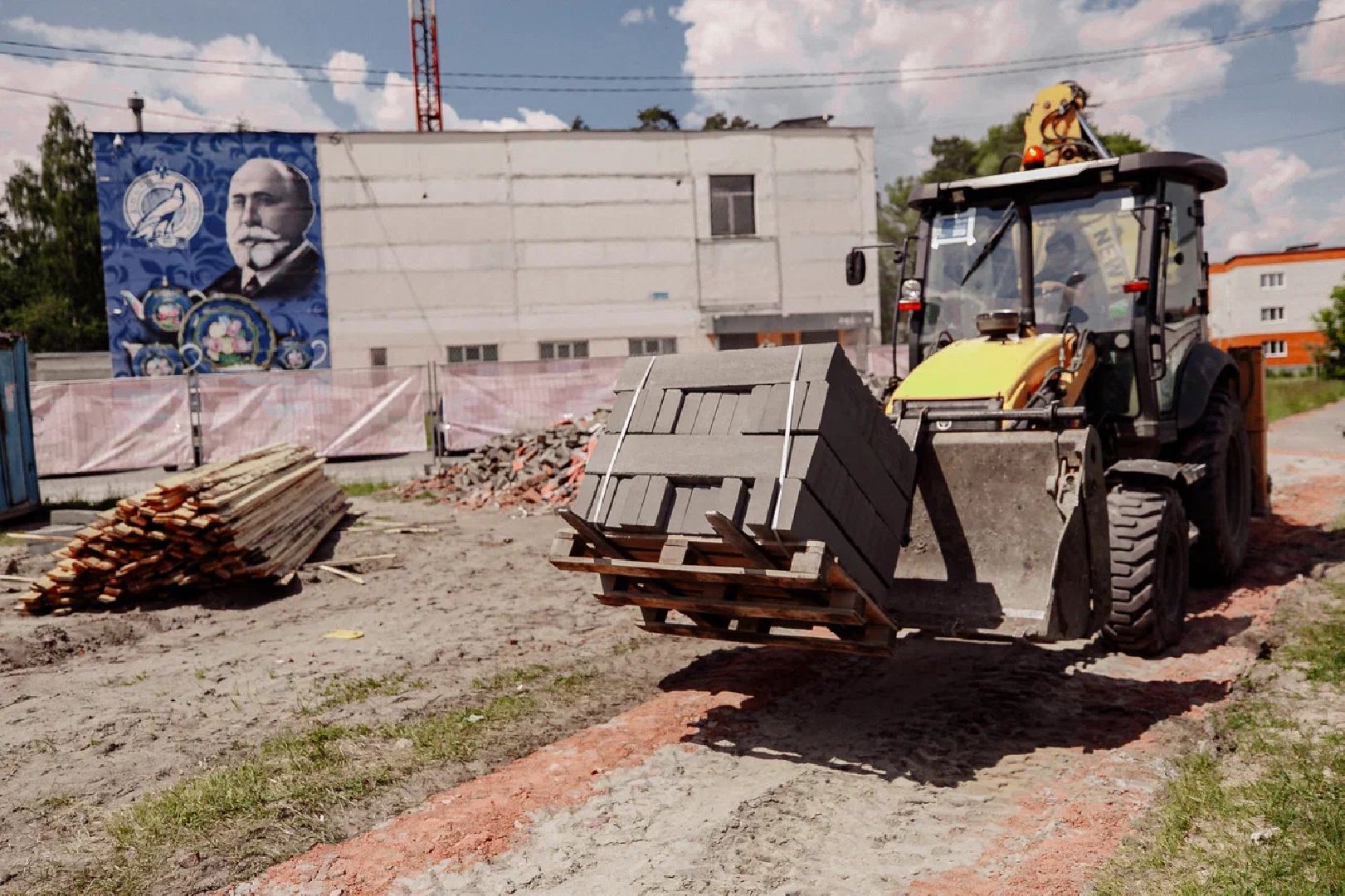 благоустройство, сквер, фонтан, Ликино-Дулево, Орехово-Зуево