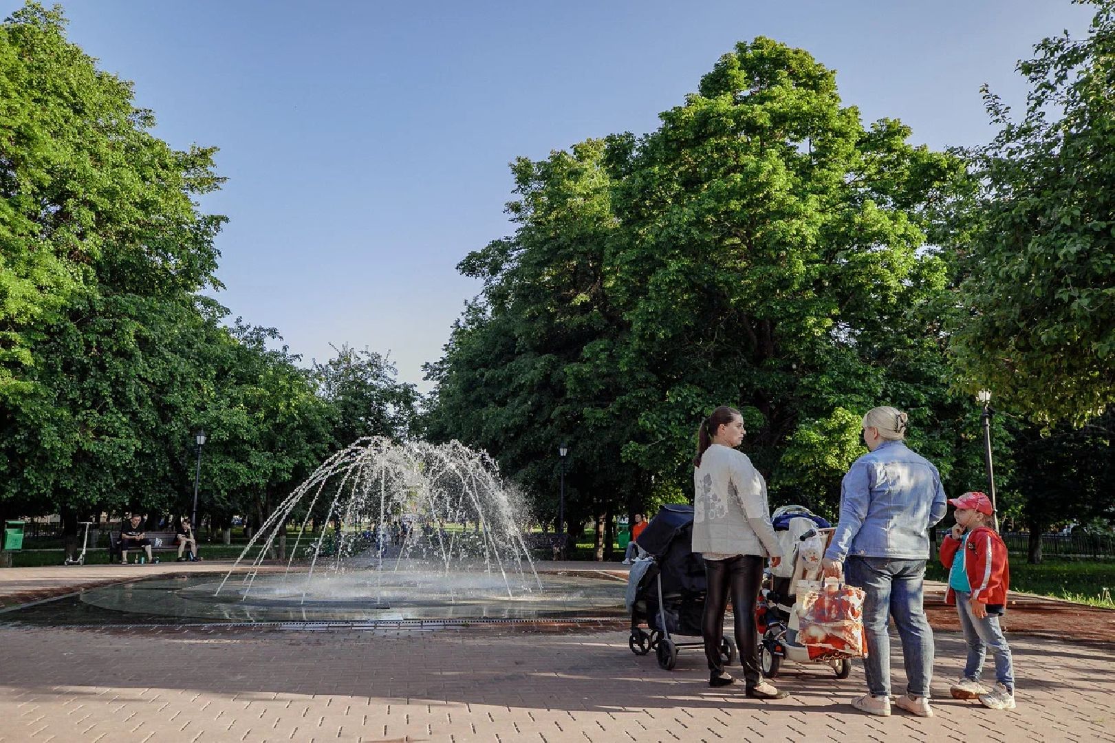 благоустройство, сквер, фонтан, Ликино-Дулево, Орехово-Зуево