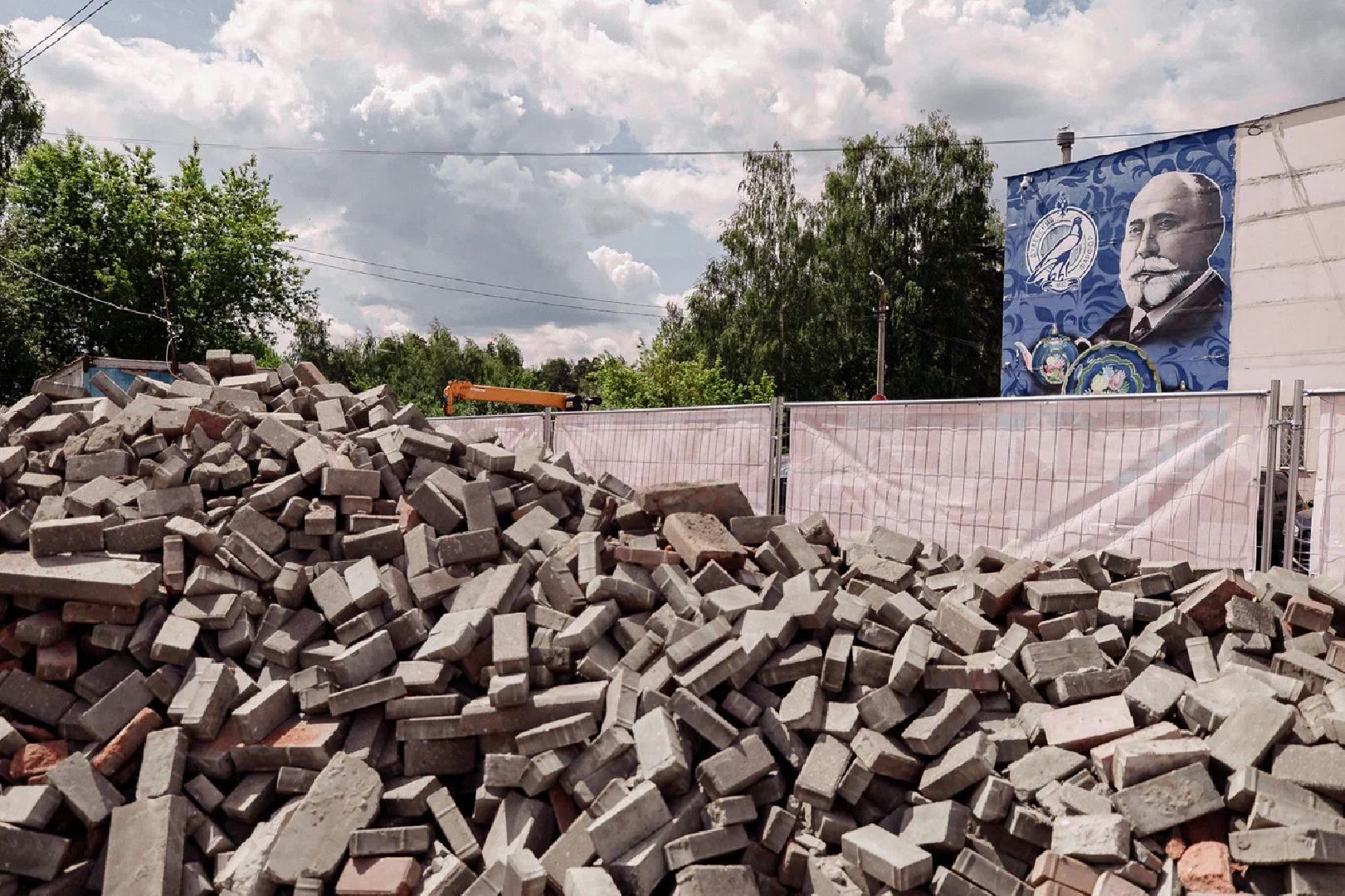 благоустройство, сквер, фонтан, Ликино-Дулево, Орехово-Зуево