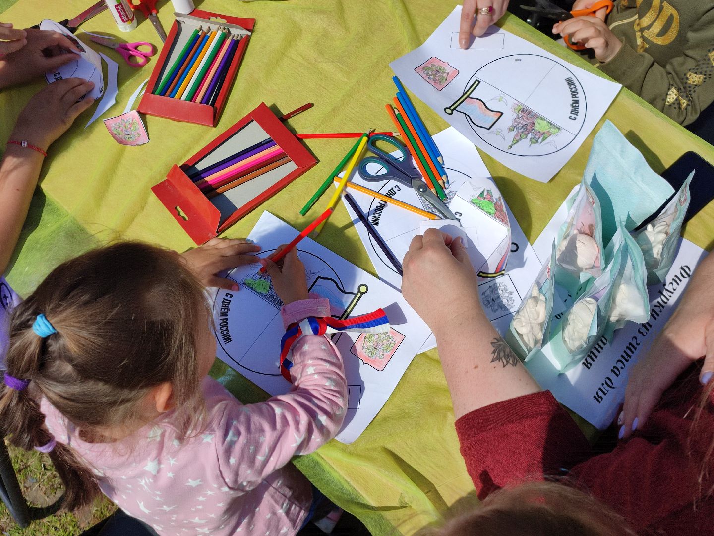 #своимируками, #открытки, #мастеркласс, #талдом, #деньроссии