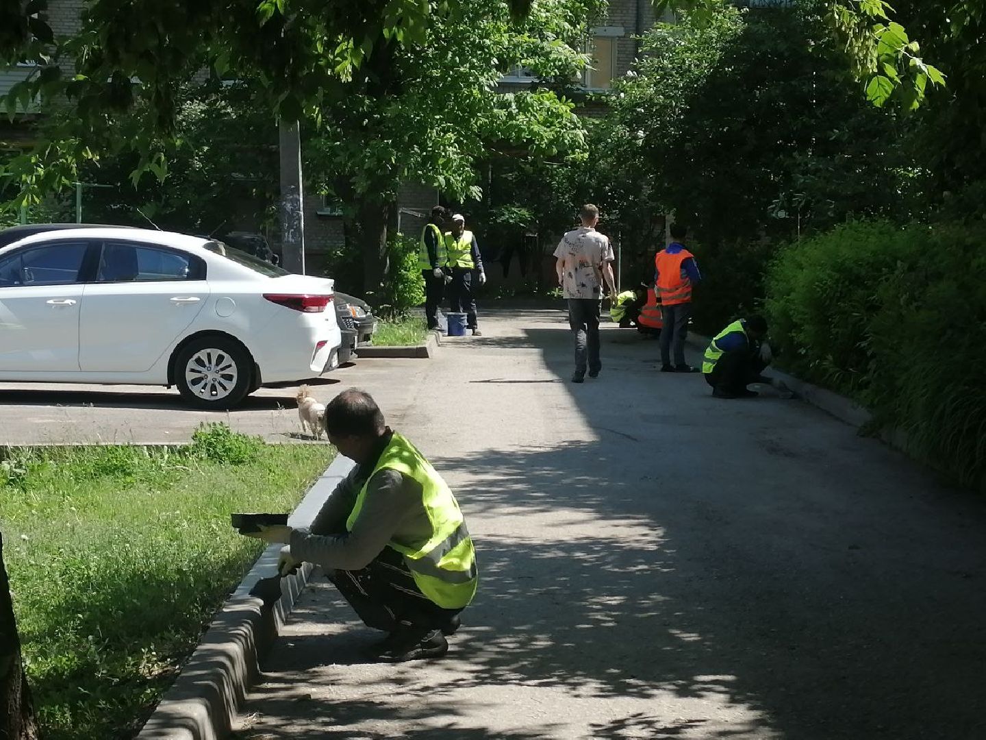 День России, благоустройство, дворы, бордюры, Серпухов,