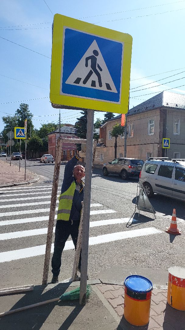 дорожная разметка, серпухов, зебра, ГИБДД, комбинат благоустройства, пешеходный переход, дороги,