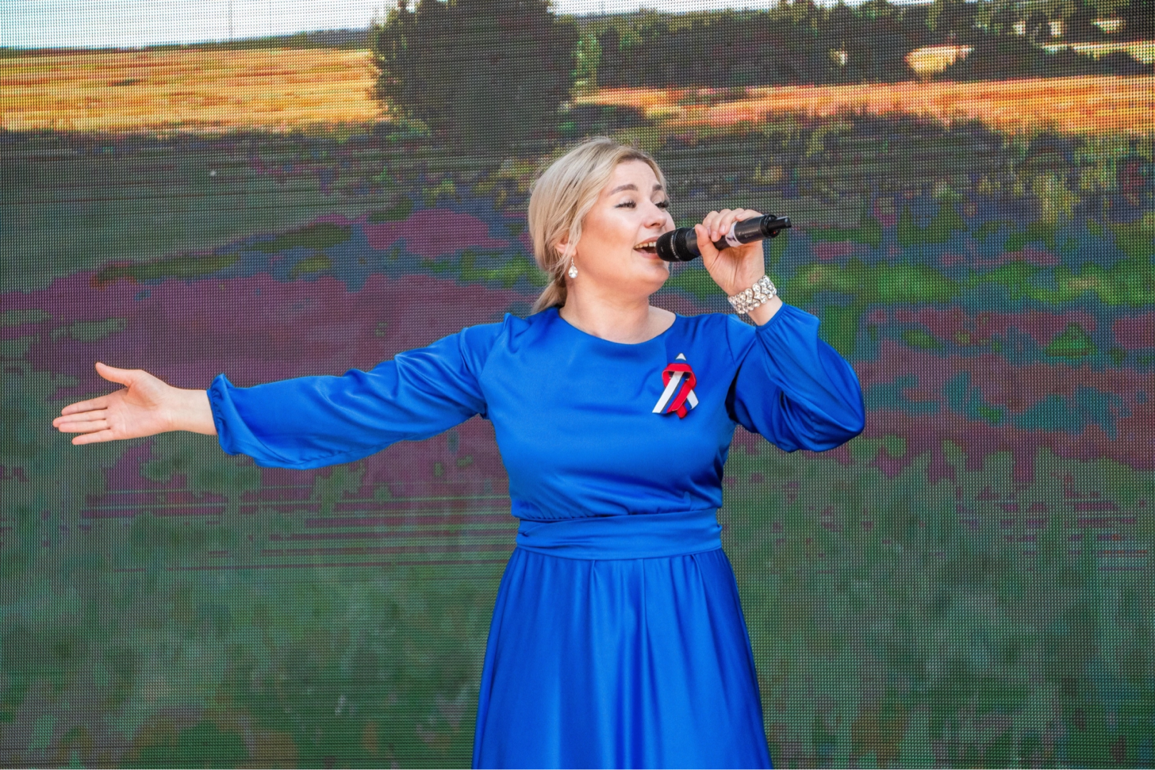 Домодедово, День России, единство, флаг России, гимн России