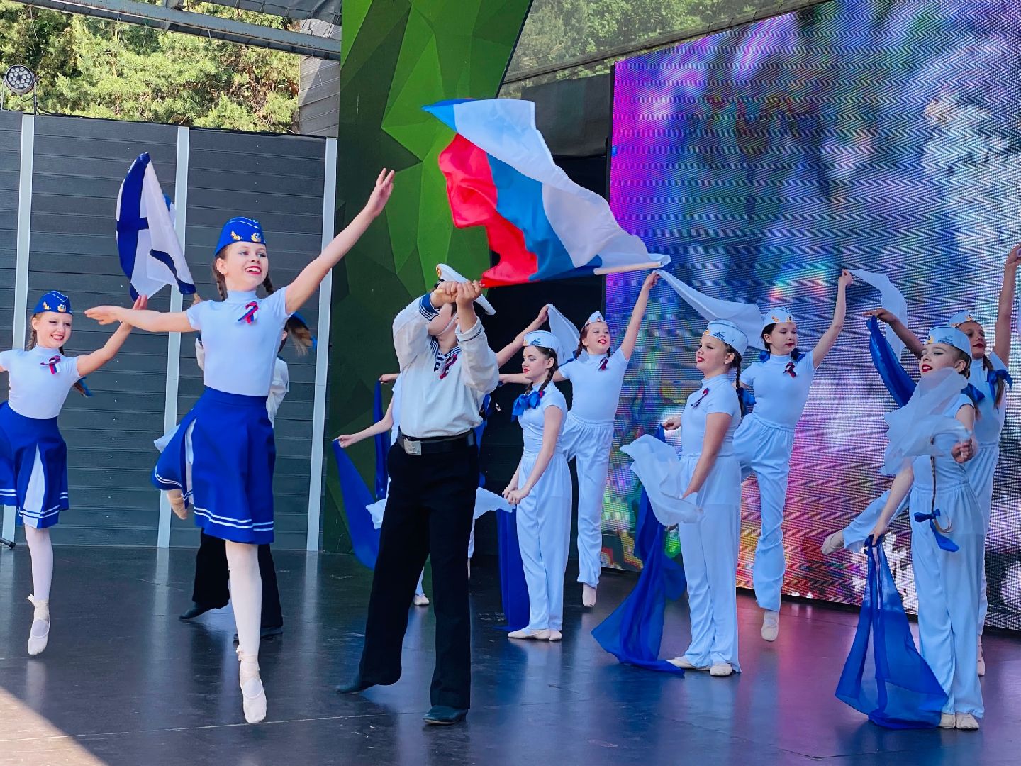 Домодедово, День России, единство, флаг России, гимн России