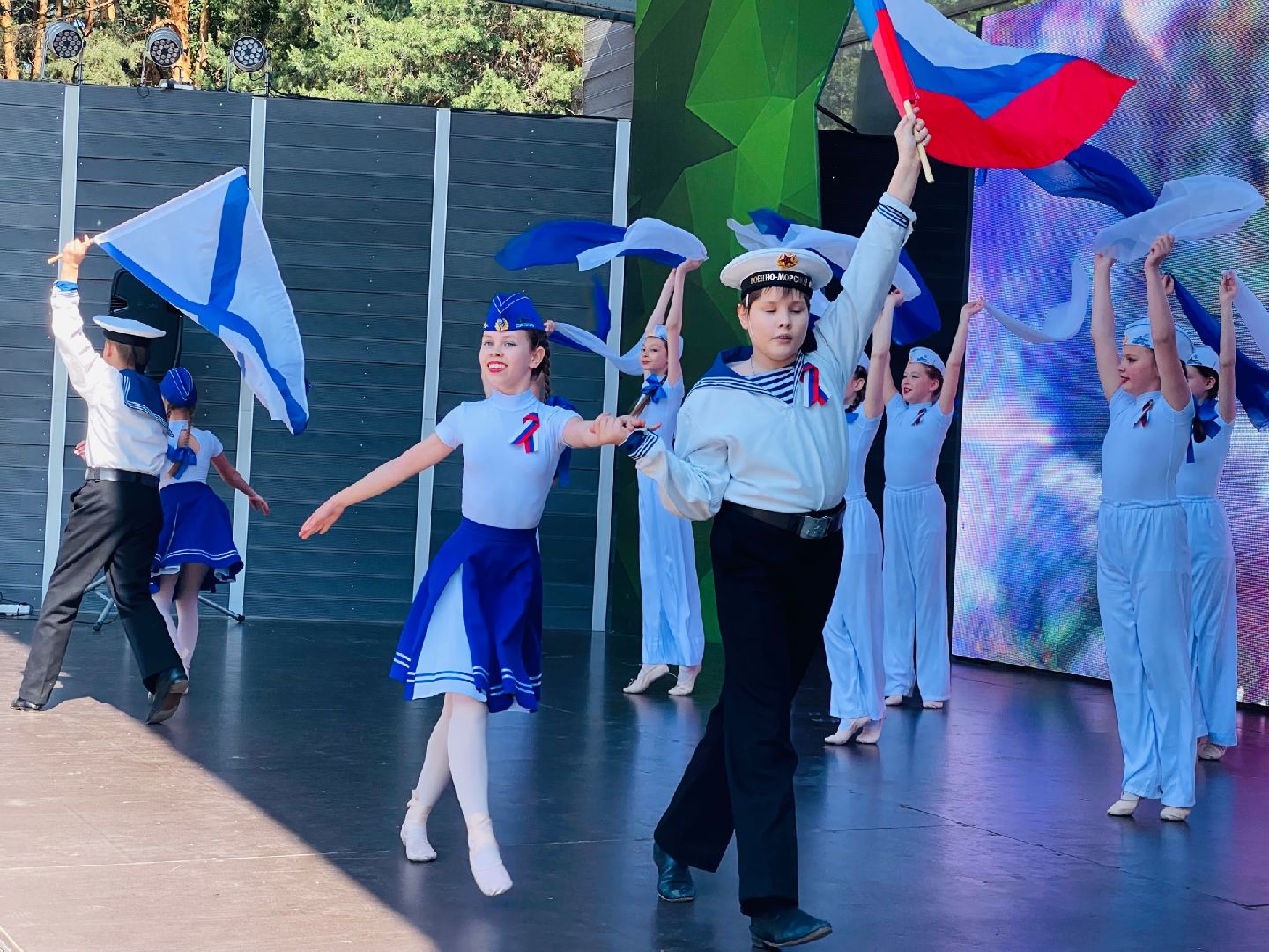 Домодедово, День России, единство, флаг России, гимн России