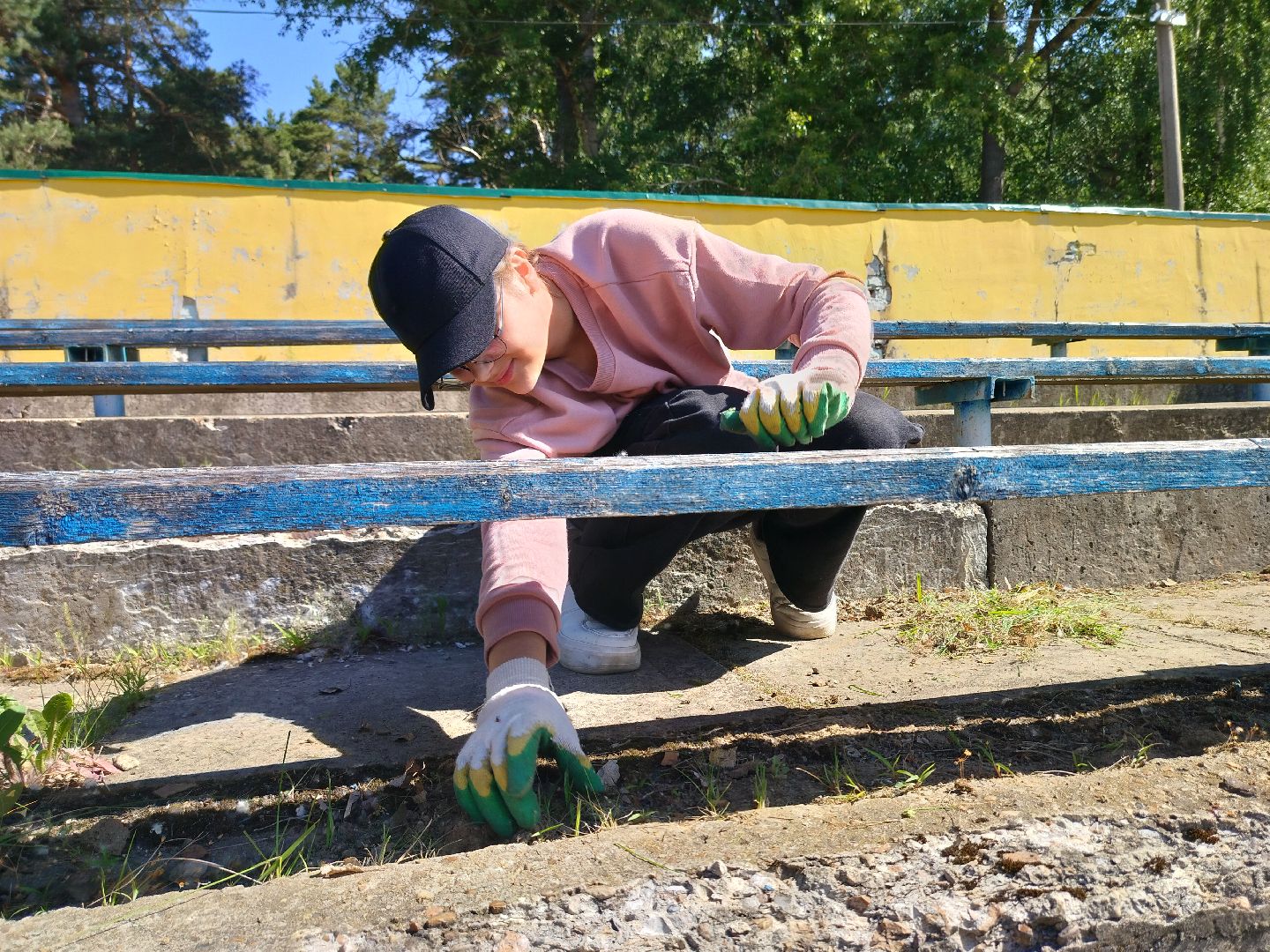 стадион, трудовые бригады, Протва, Протвино, спорт, подростки