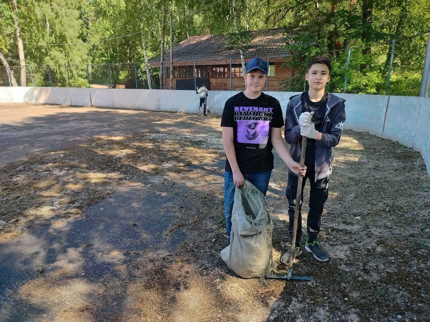 стадион, трудовые бригады, Протва, Протвино, спорт, подростки