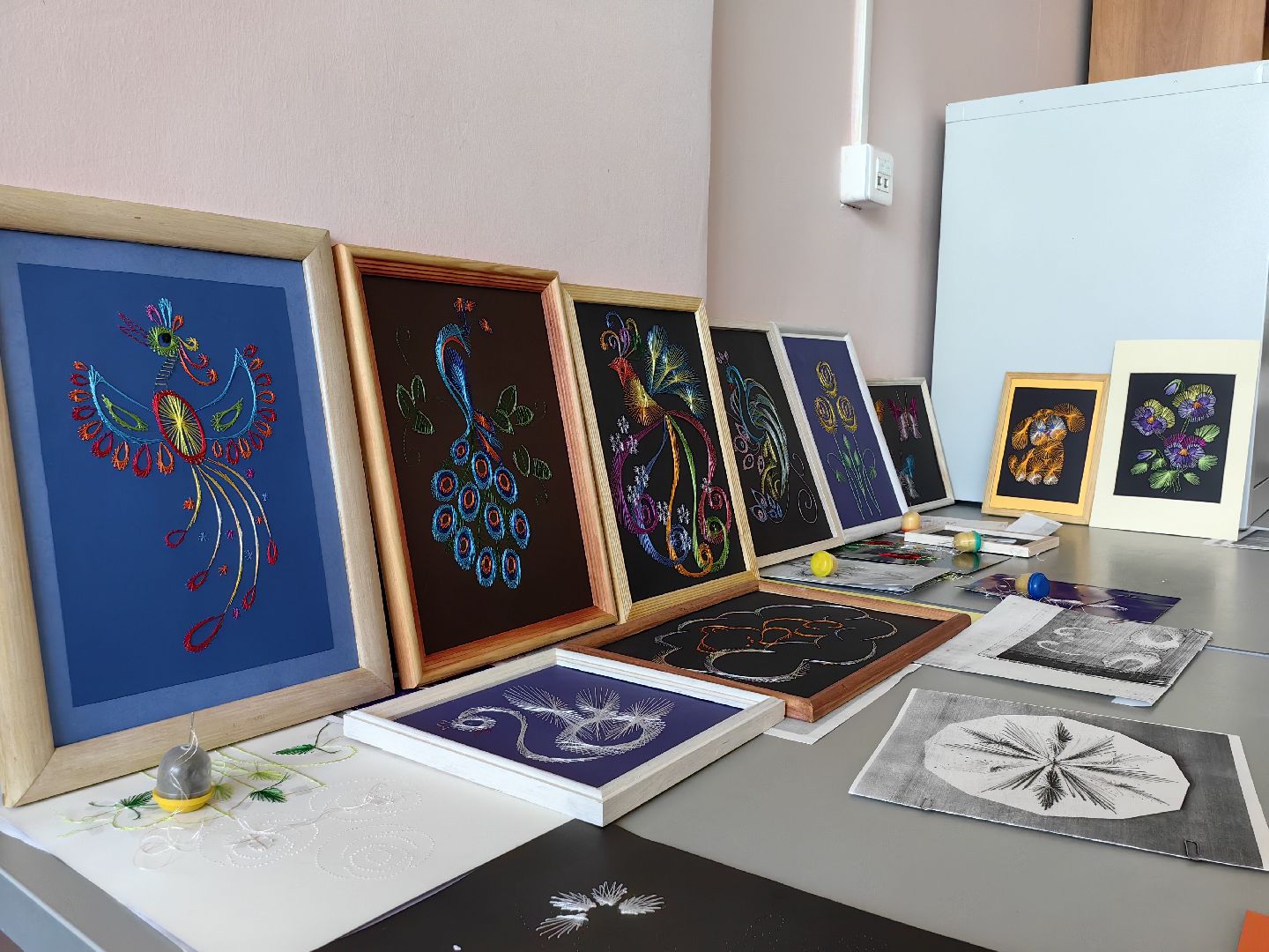 Изонить, моторика, игла, картон, студия